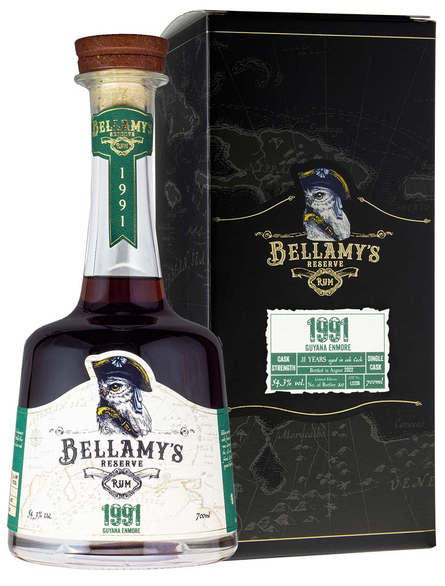 Bellamy's Reserve Rum 31 Jahre 1991/2022 Guyana Enmore 54.3% 0,7l