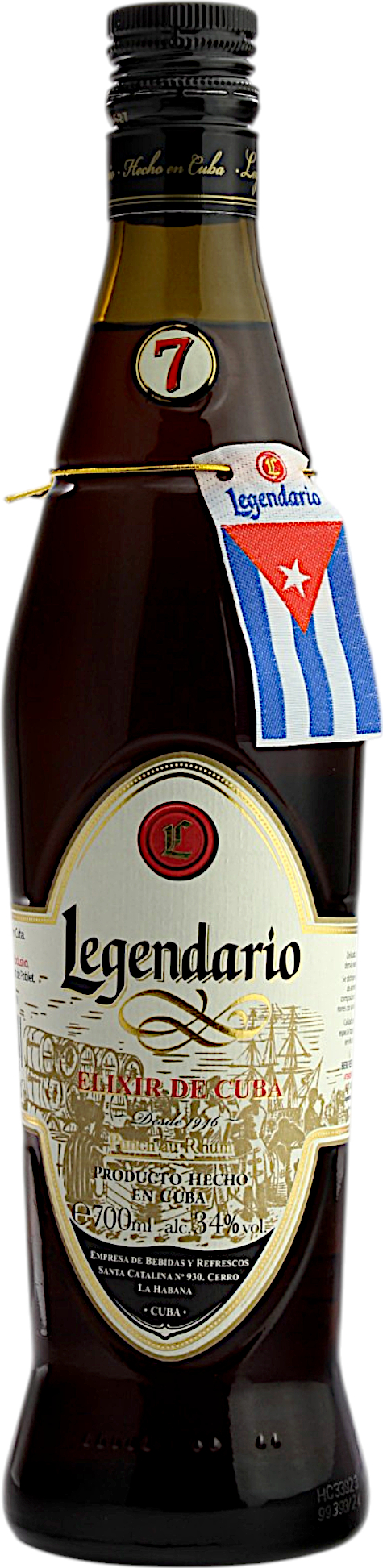 Legendario Elixir de Cuba 34.0% 0,7l Legendario Elixir de Cuba 34.0% 0,7l