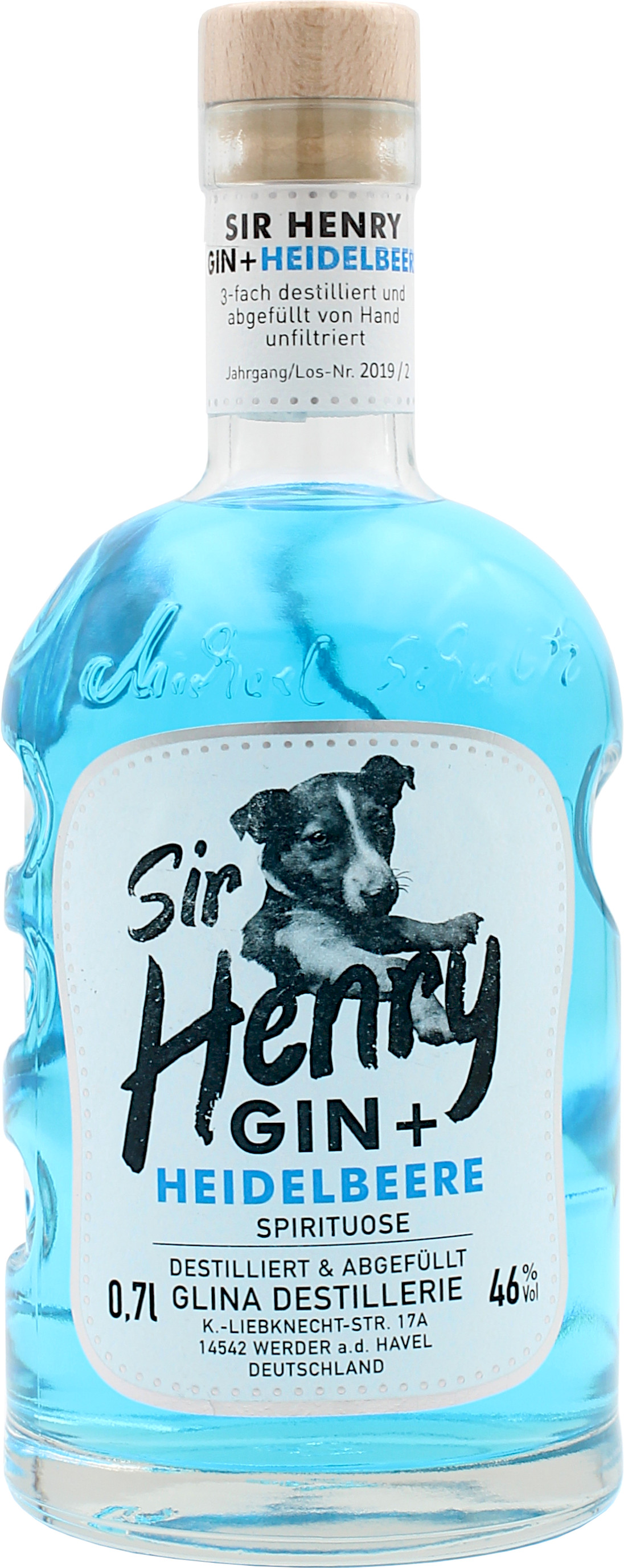 Sir Henry Gin mit Heidelbeere 46.0% 0,7l