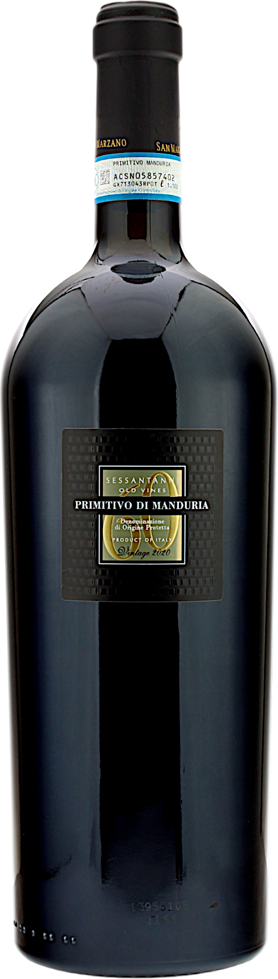 San Marzano Sessantanni Primitivo Manduria 2020 Magnum 14.5% 1,5l