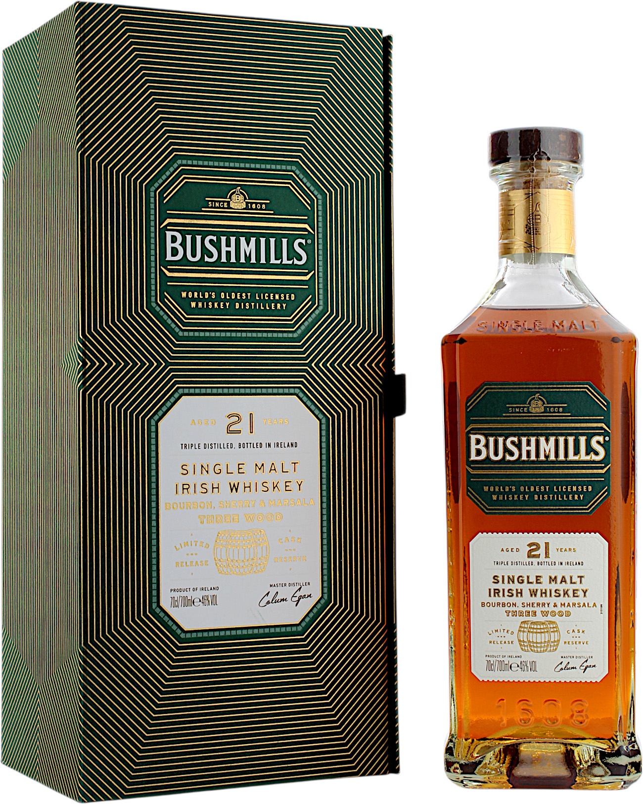 Bushmills 21 Jahre Three Wood 46.0% 0,7l