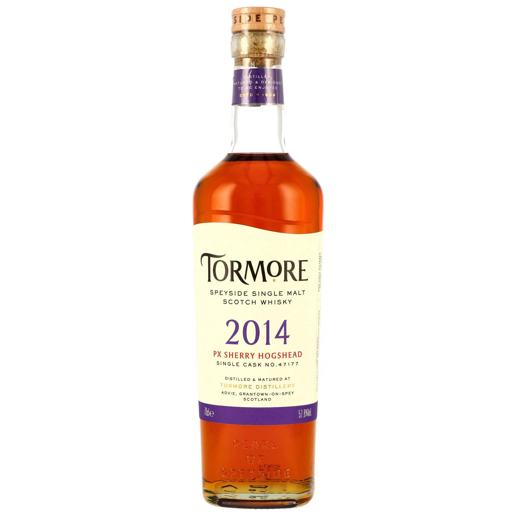 Tormore 12 Jahre 2014/2026 PX Sherry Hogshead #47177 50th Anniversary Kirsch Import 57.8% 0,7l
