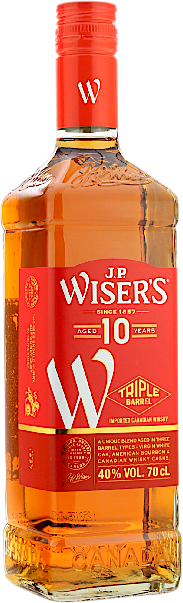 J.P. Wiser's 10 Jahre (Kanada) 40.0% 0,7l