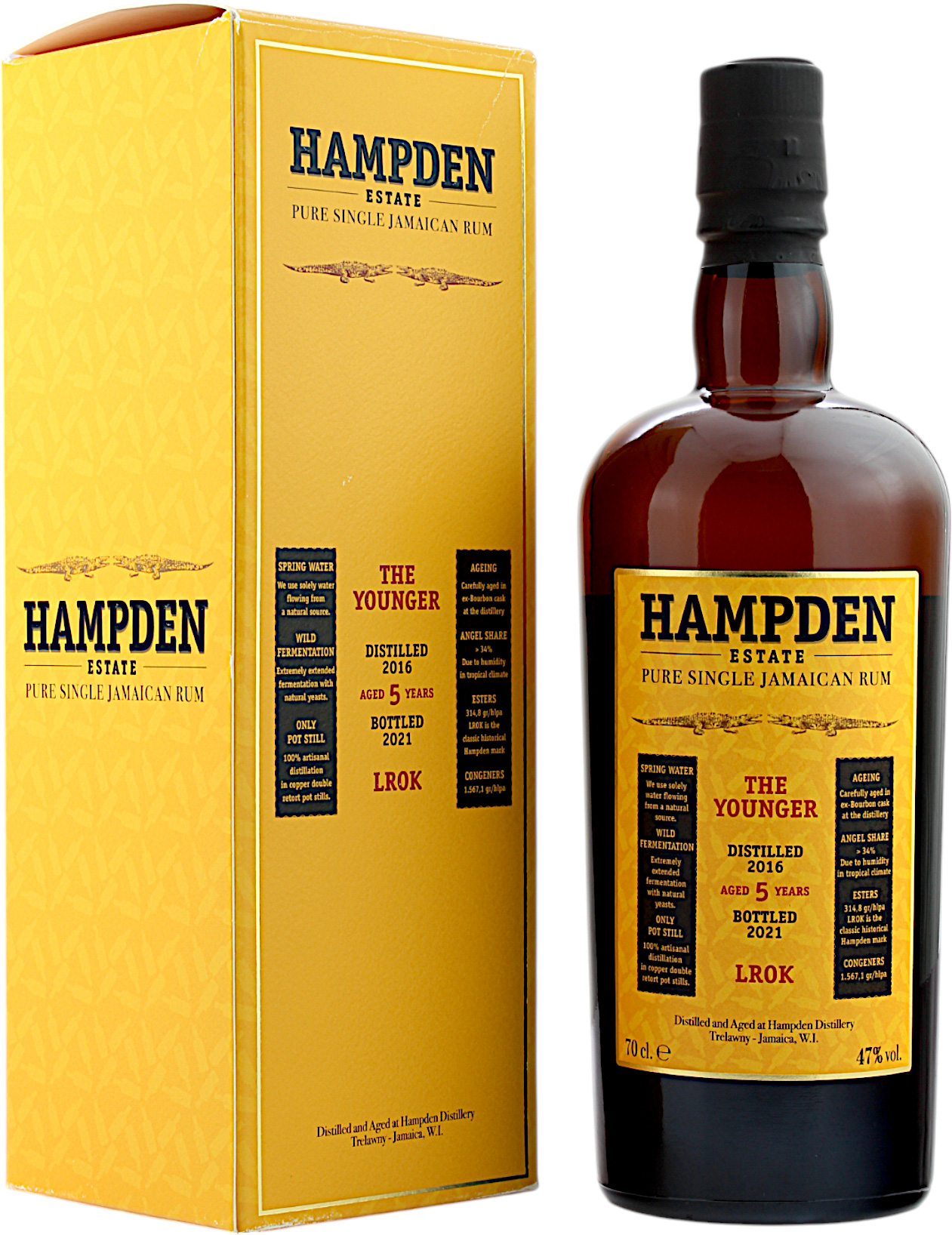 Hampden LROK 5 Jahre 2016/2021 The Younger 47.0% 0,7l