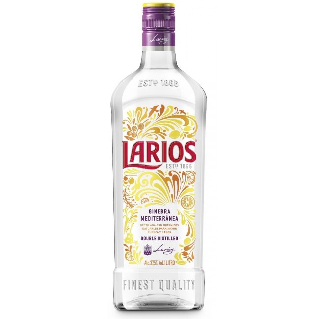 Larios Dry Gin 37.5% 1 Liter