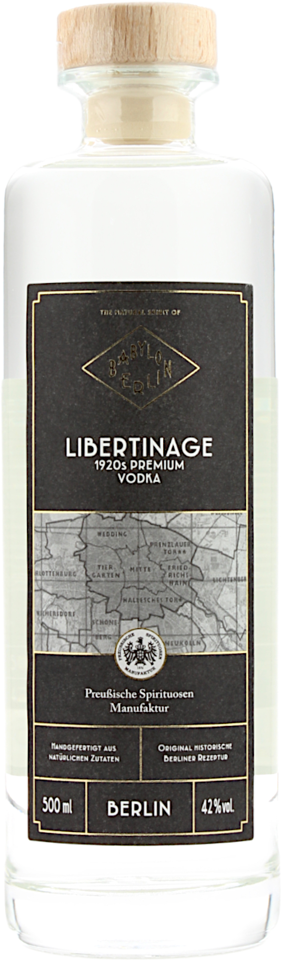 Babylon Berlin Libertinage 1920s Premium Vodka 42.0% 0,5l