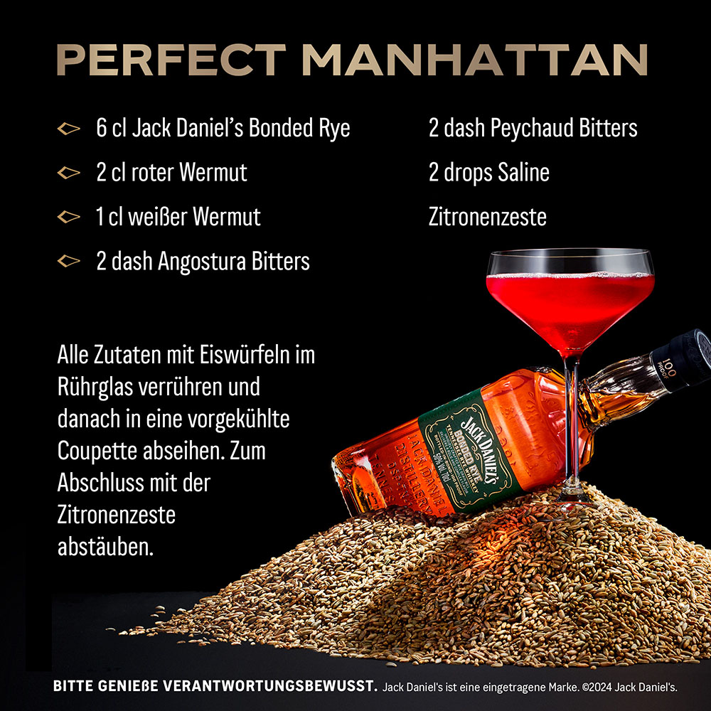 Jack Daniel's Bonded Rye 100 Proof 50.0% 0,7l – Ansicht 2