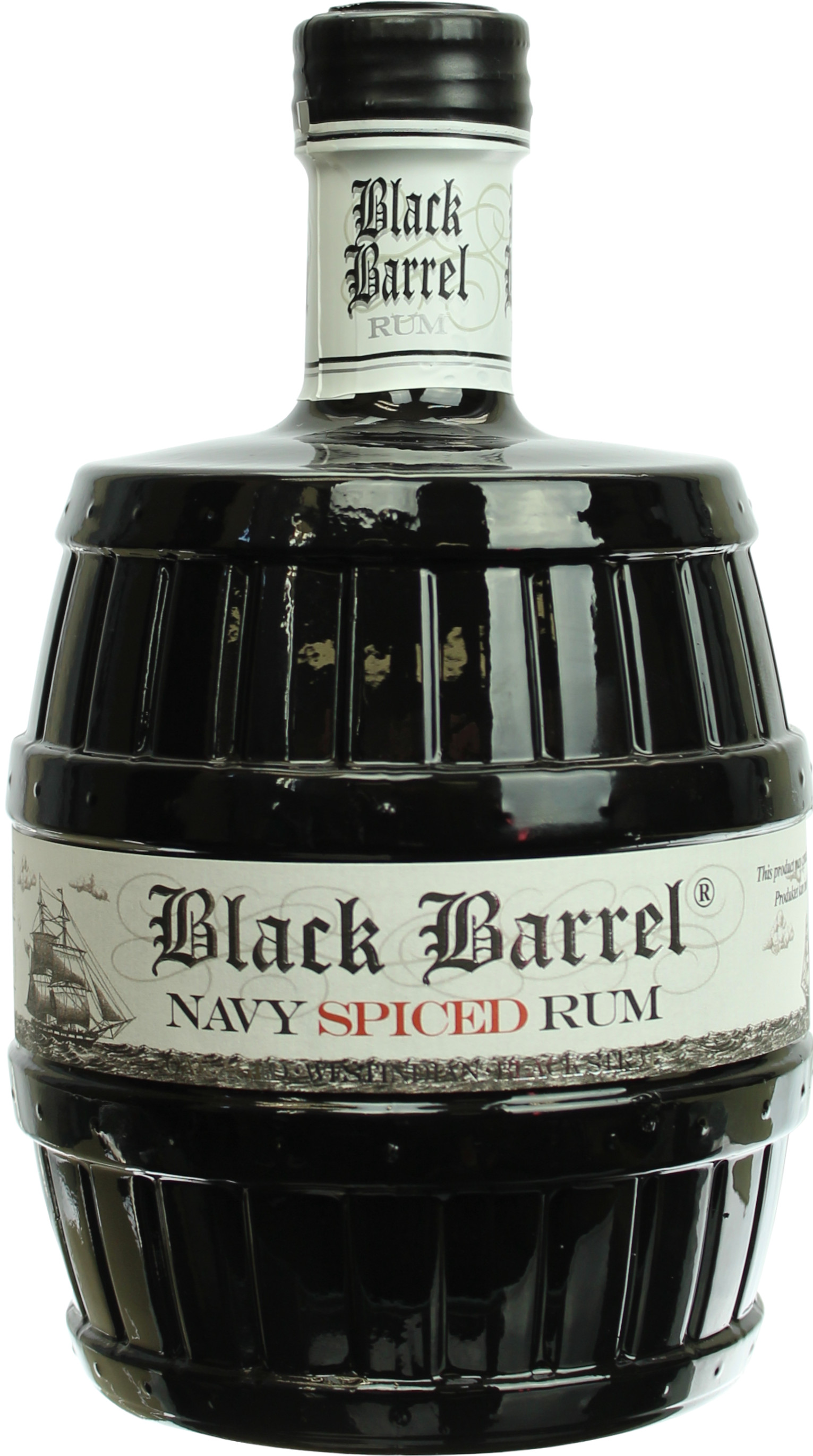 A.H. Riise Black Barrel Navy Spiced Rum 40% 0,7l