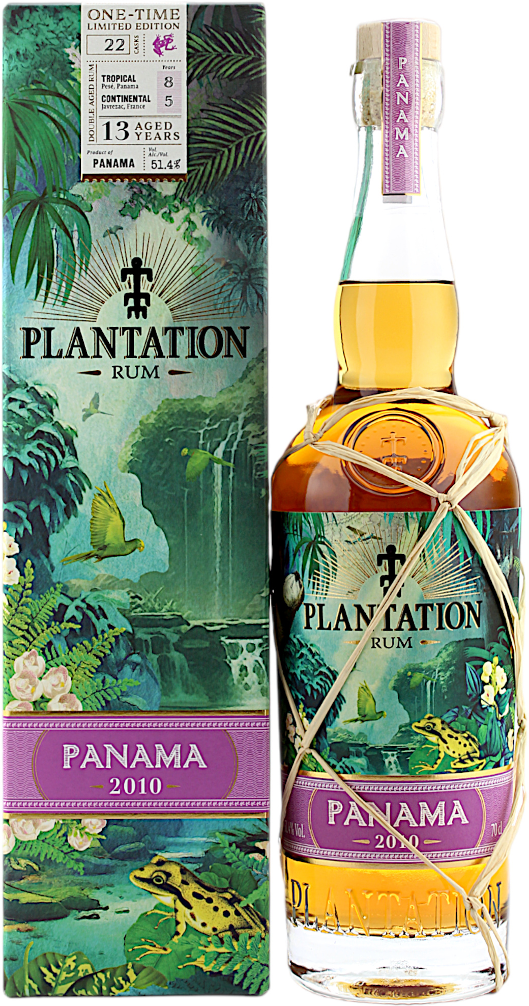 Plantation Rum Panama 13 Jahre 2010/2023 One-Time Limited Edition 51.4% 0,7l