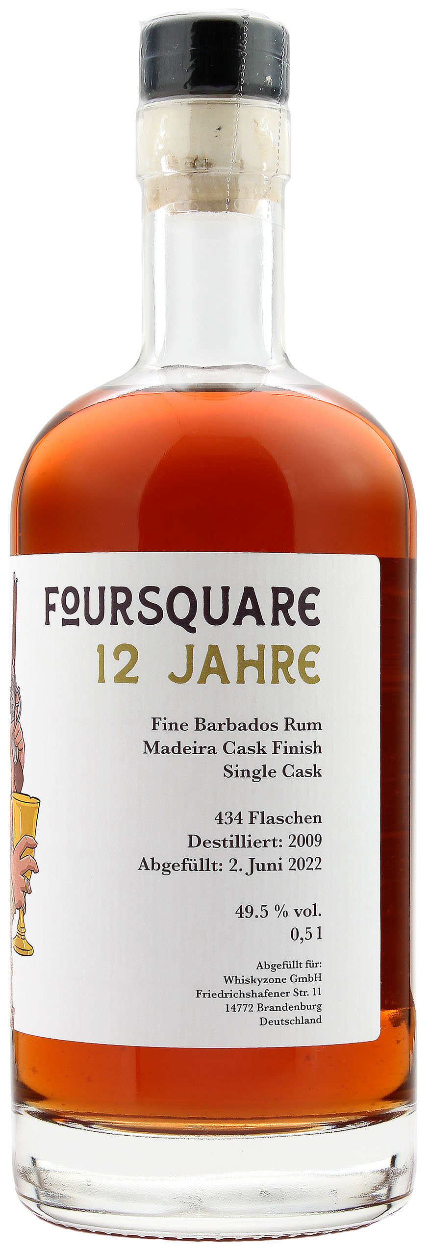 Foursquare 12 Jahre "Bonny" Madeira Cask Finish Single Cask 49.5% 0,5l