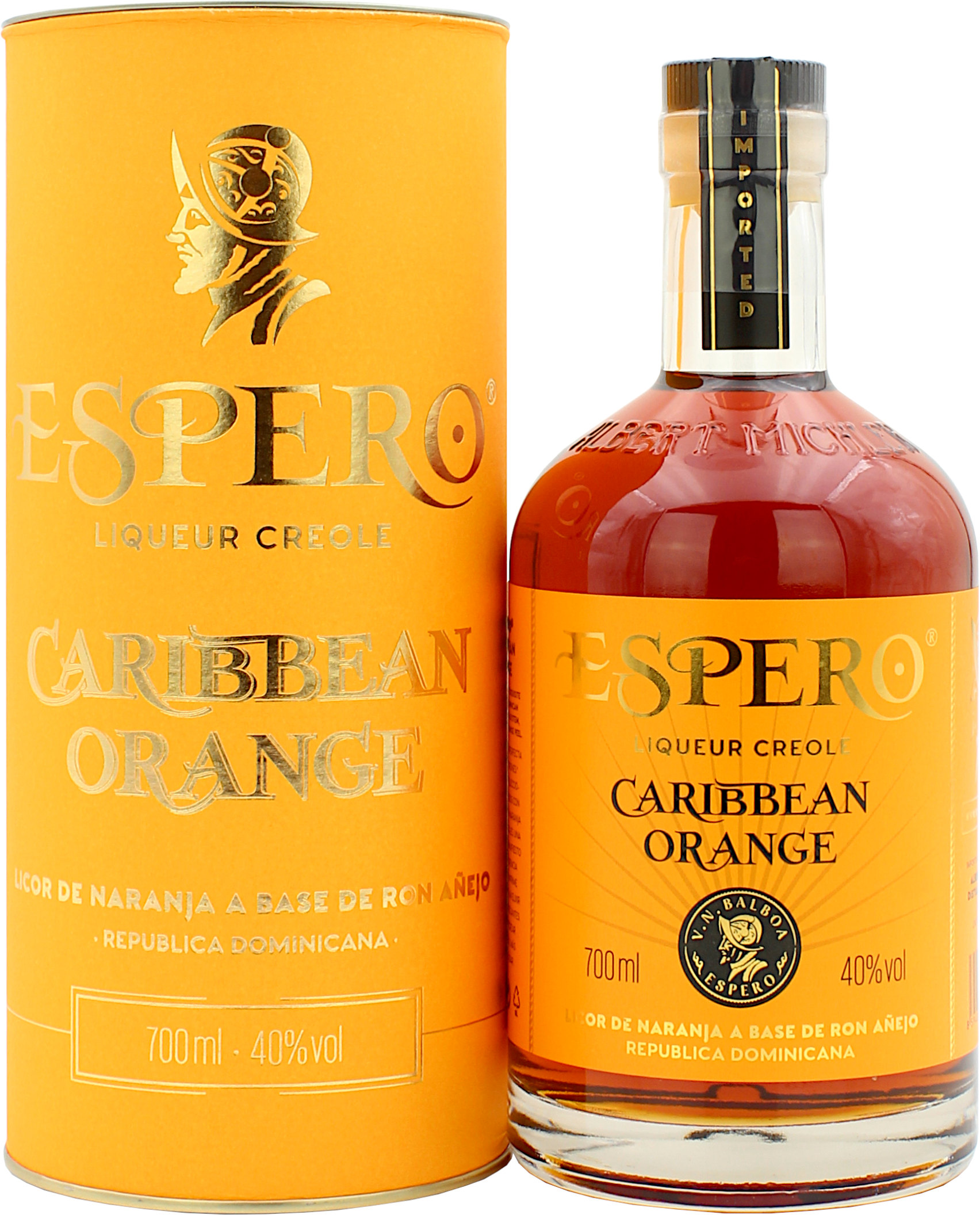 Ron Espero Caribbean Orange Liqueur Creole 40.0% 0,7l