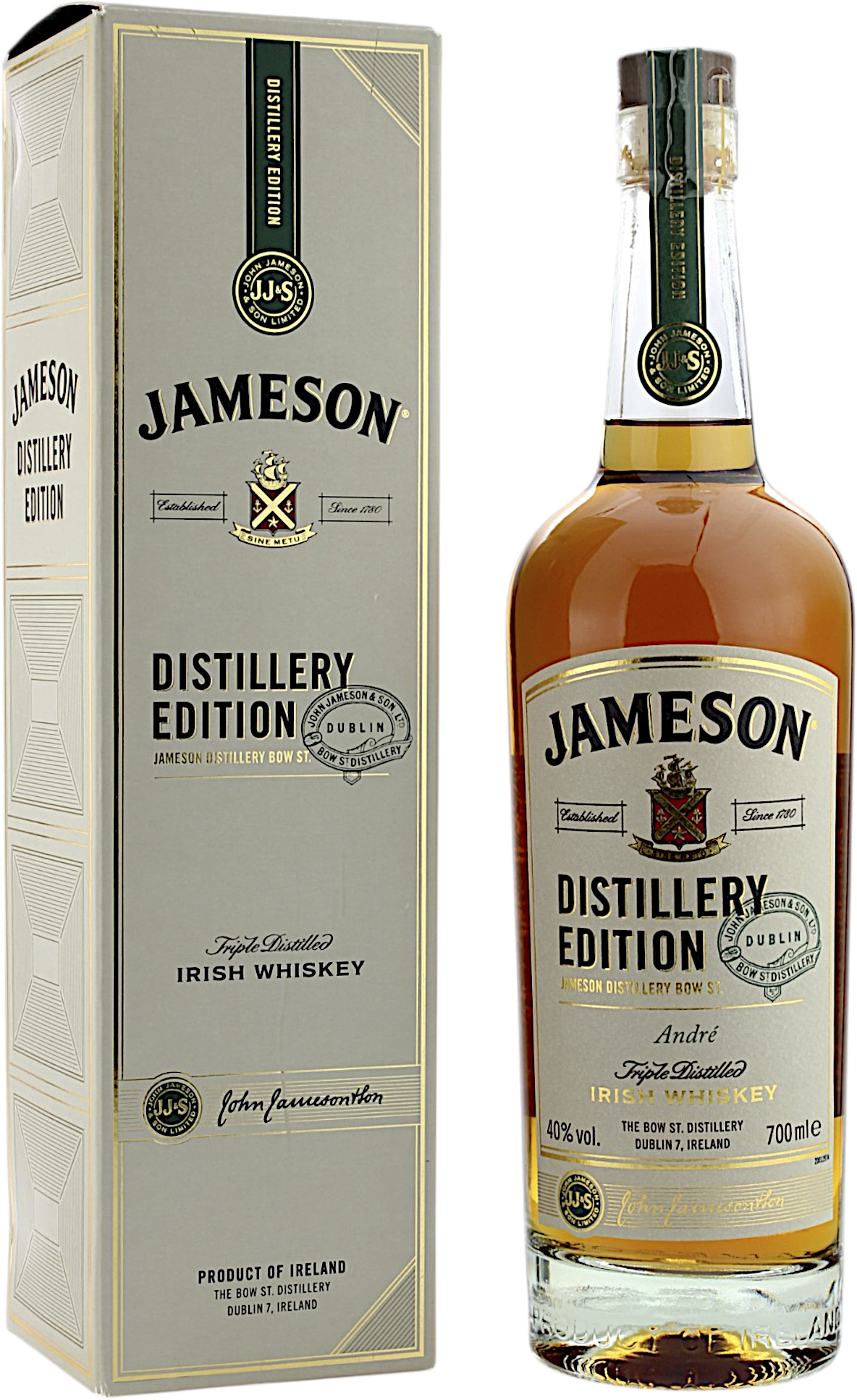 Jameson Distillery Edition 2018 Label Andre 40.0% 0,7l