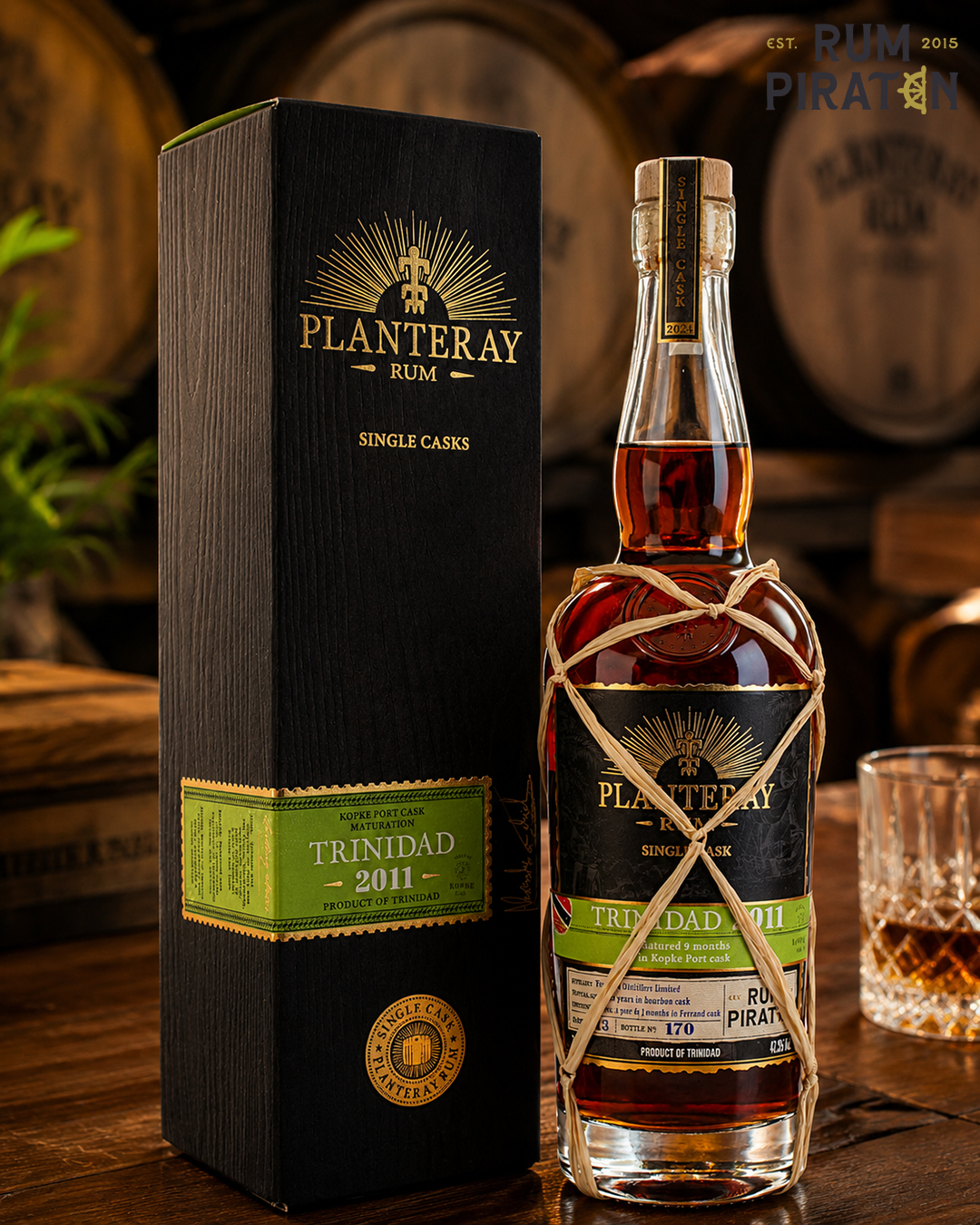 Planteray Rum Trinidad 13 Jahre 2011/2024 Sinlge Cask Collection Rumpiraten.de 47.2% 0,7l – Ansicht 2