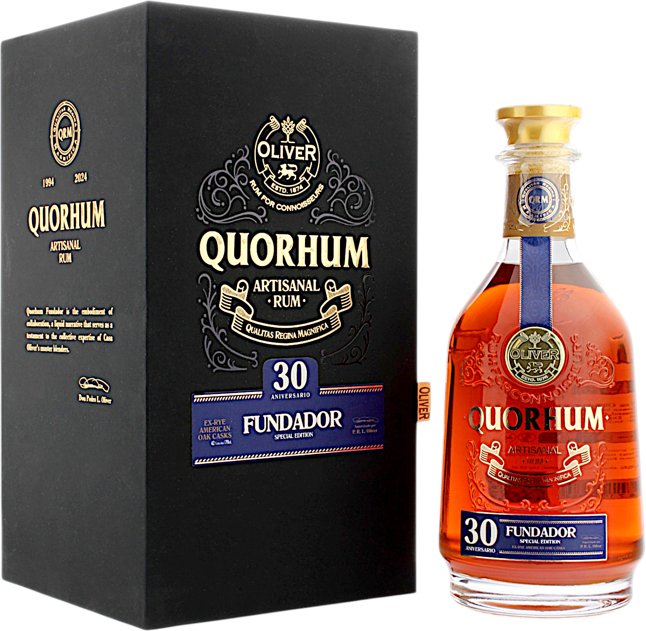 Ron Quorhum 30 Jahre Fundador Rum 42.0% 0,7l