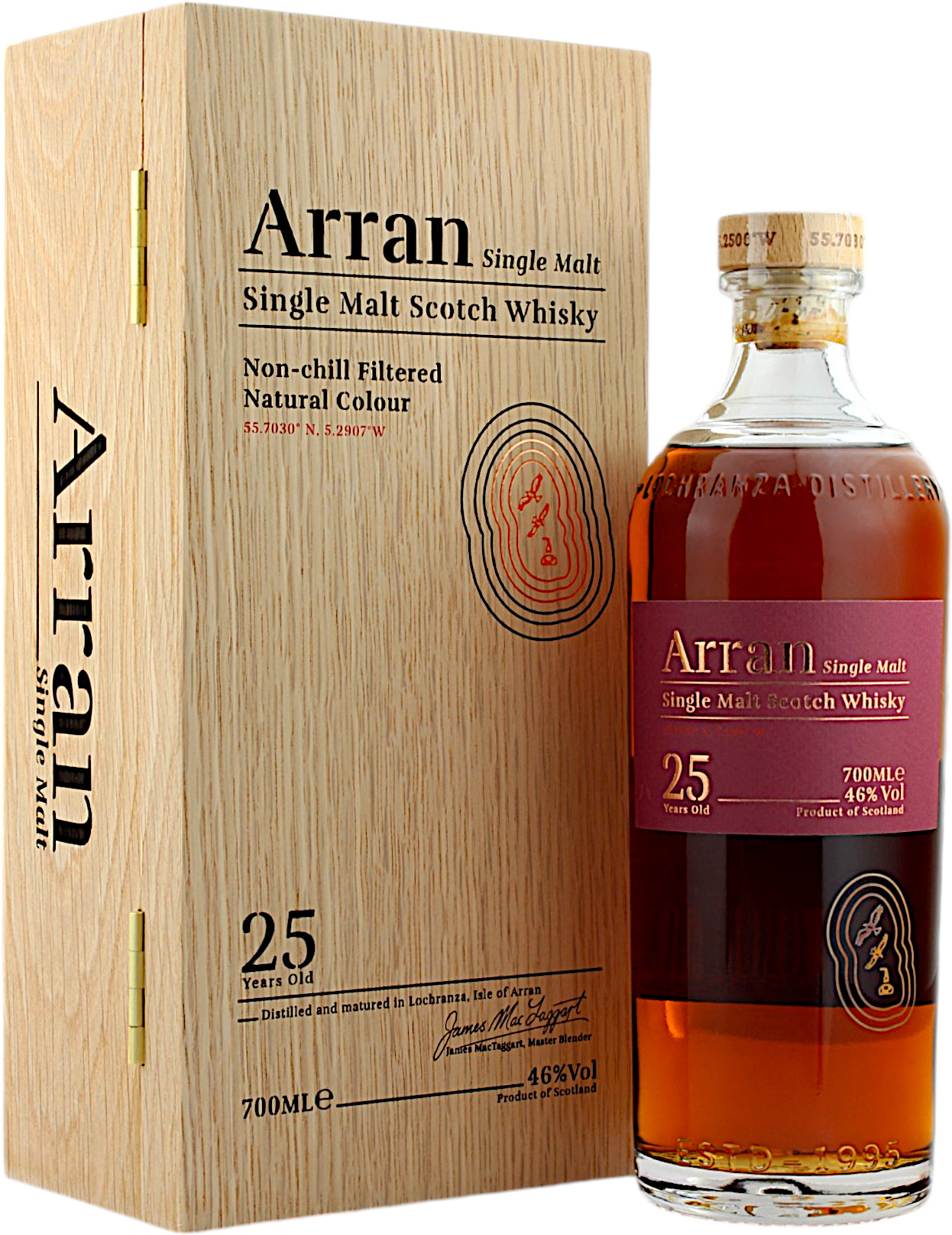 Arran 25 Jahre Single Malt Scotch Whisky 46.0% 0,7l