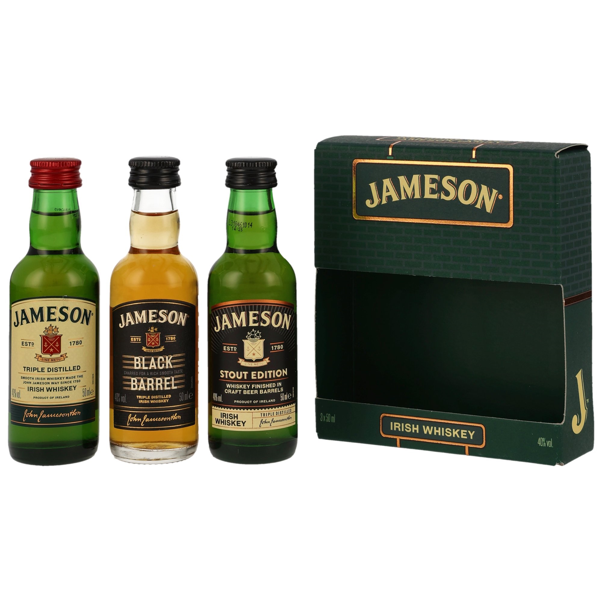 Jameson 3er Miniatur Tasting Set 40.0% 3x50ml