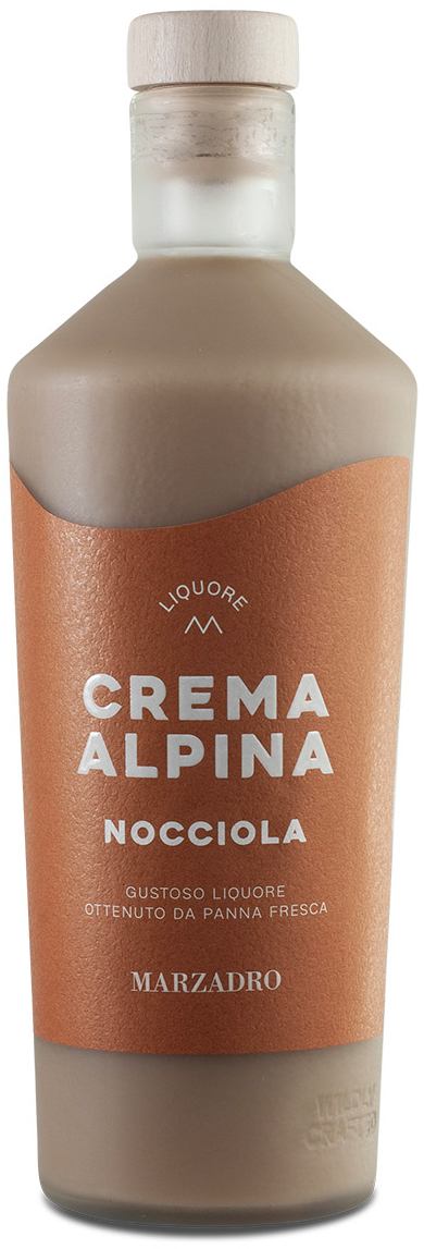 Marzadro Crema Alpina Nocciola Haselnusslikör 17.0% 0,7l