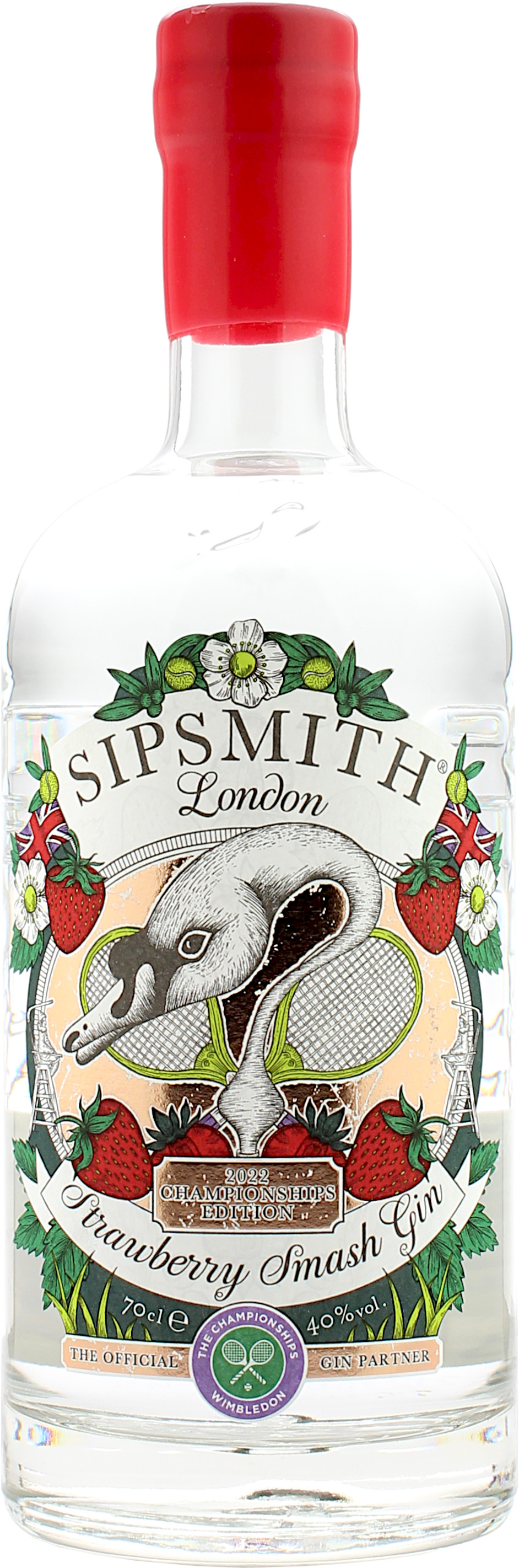Sipsmith Strawberry Smash Gin 40.0% 0,7l