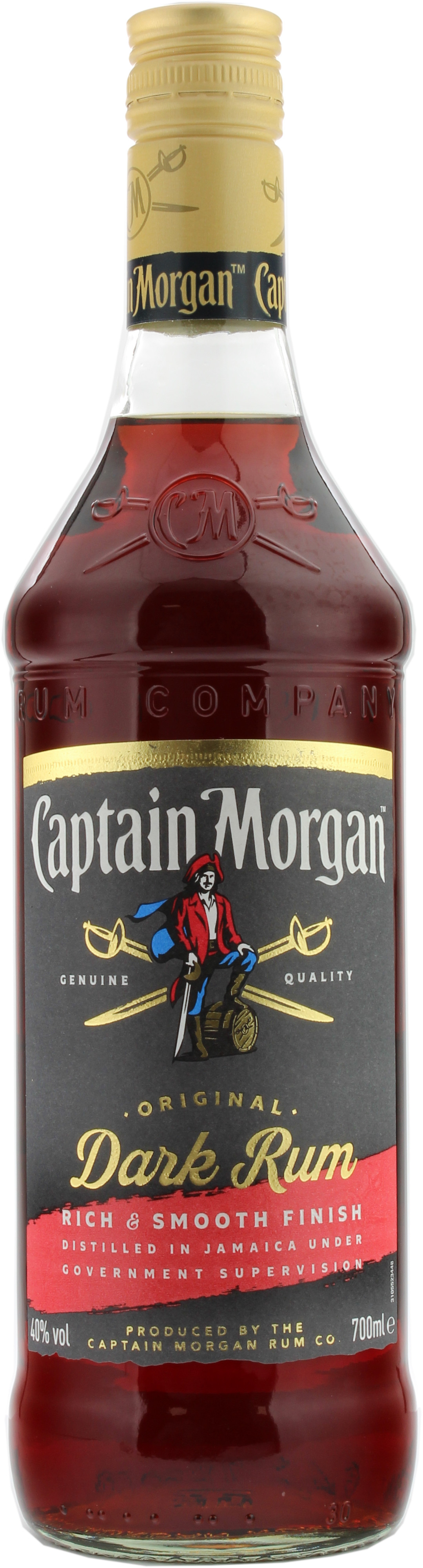 Captain Morgan Dark Rum 40.0% 0,7l