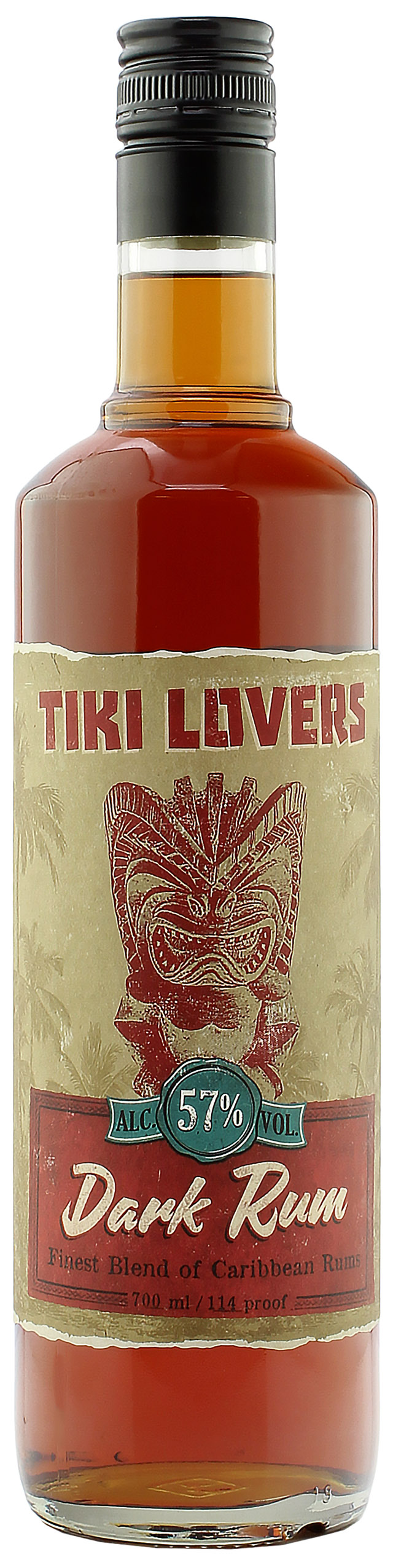 Tiki Lovers Dark Rum 57.0% 0,7l