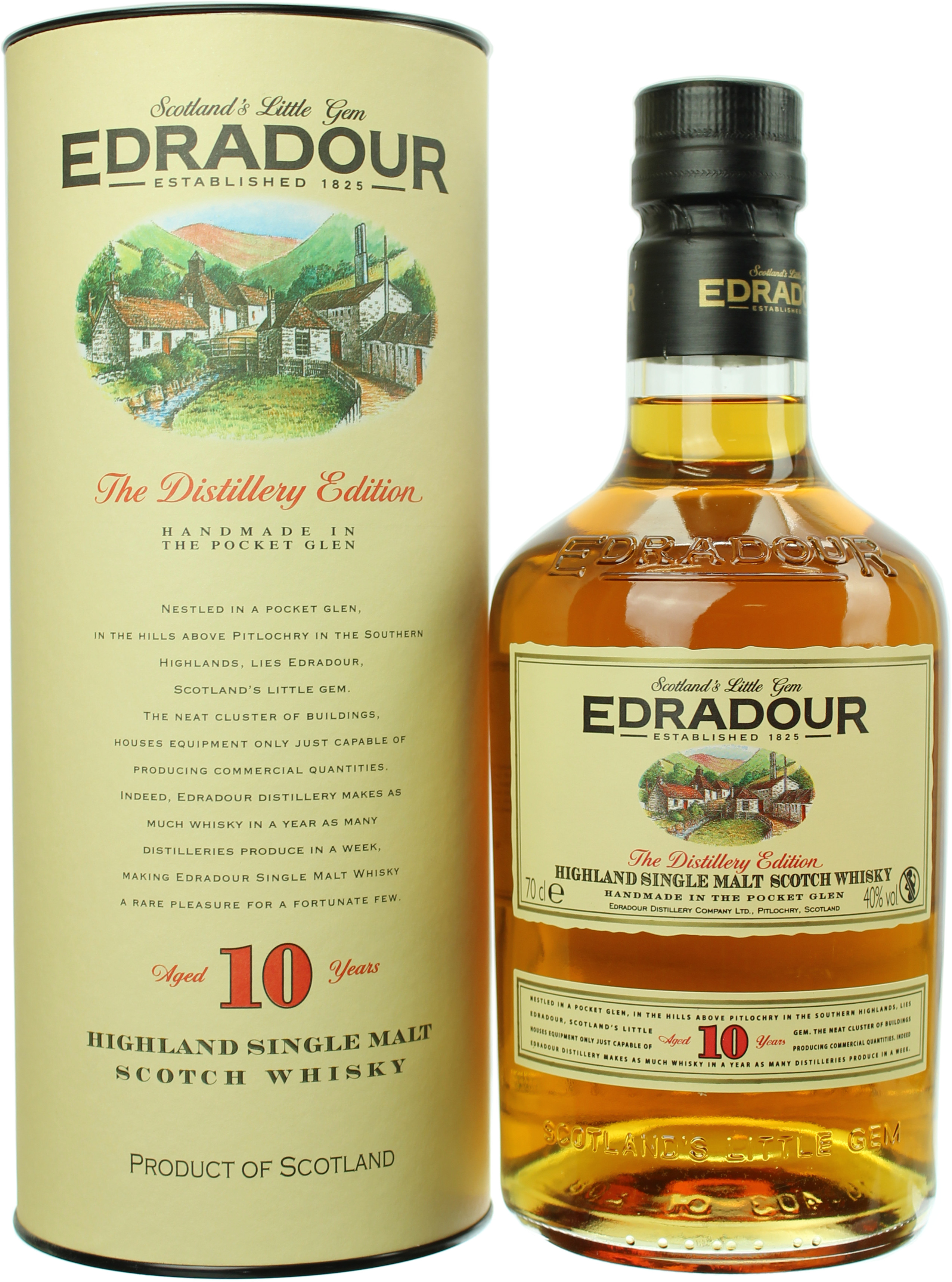 Edradour 10 Jahre 40.0% 0,7l