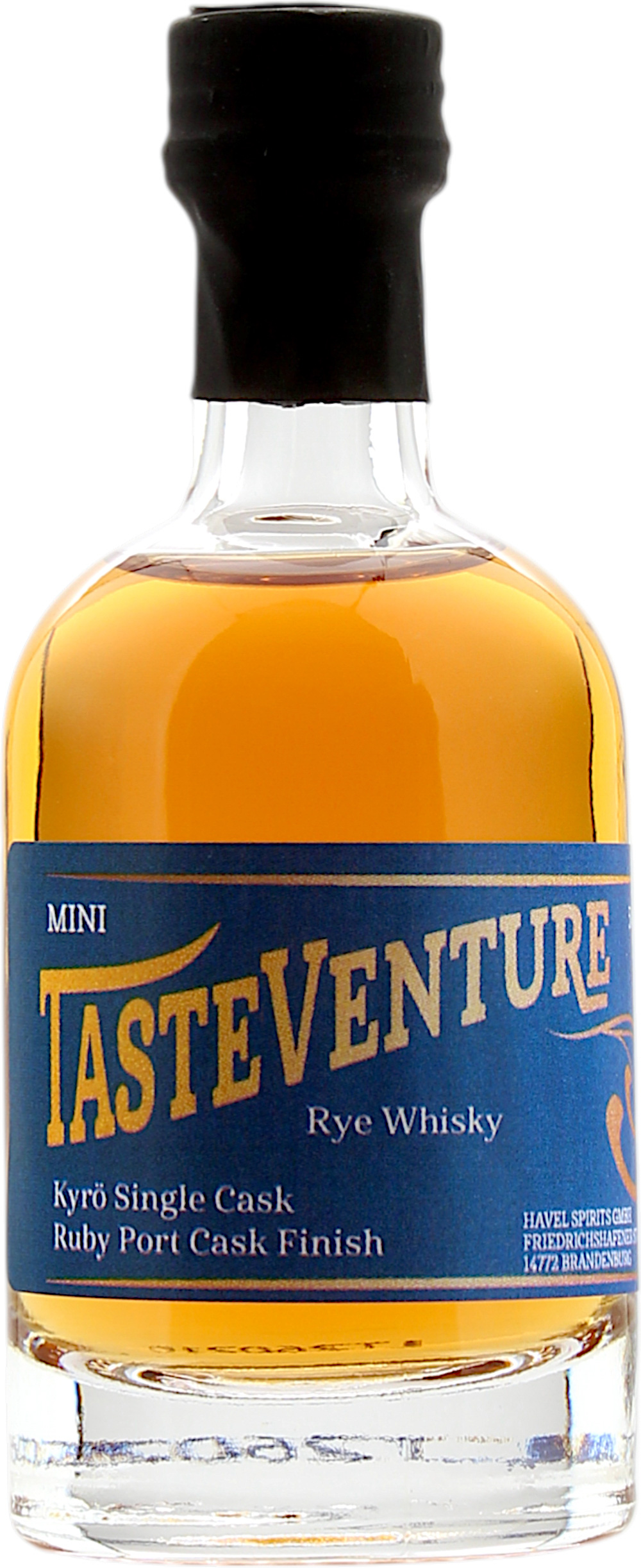 Miniatur Kyrö Malt Rye Single Ruby Port Cask Germany Tasteventure 51.7% 0,05l