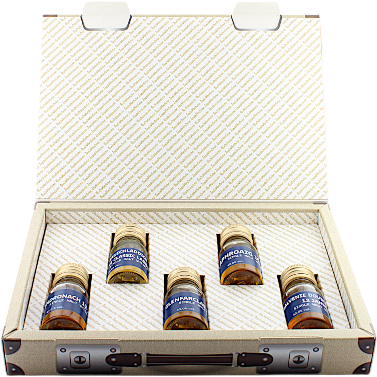 World of Whisky Tasting Box - Schottland für Einsteiger - Whisky Roadtrip 43.2% 5x30ml - Tasteventure