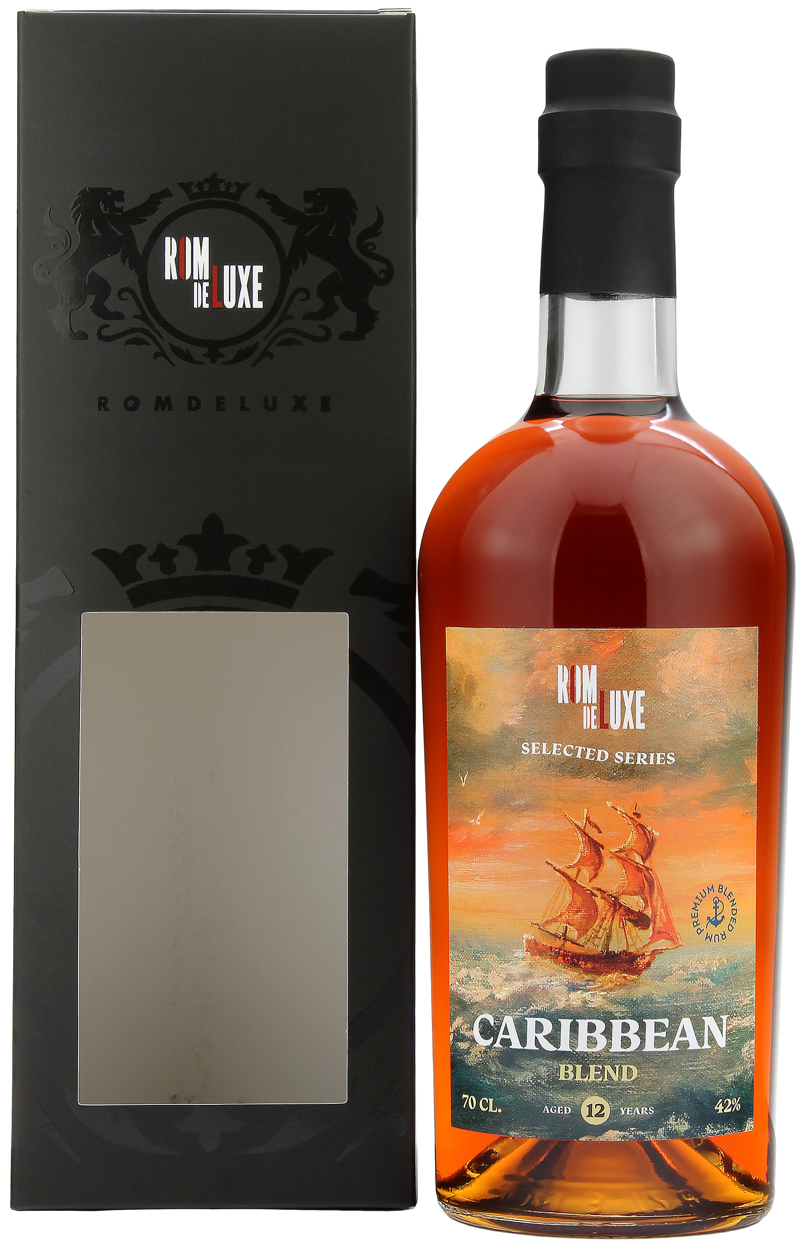 Caribbean Blend 12 Jahre Selected Series No.4 RomDeLuxe 42.0% 0,7l