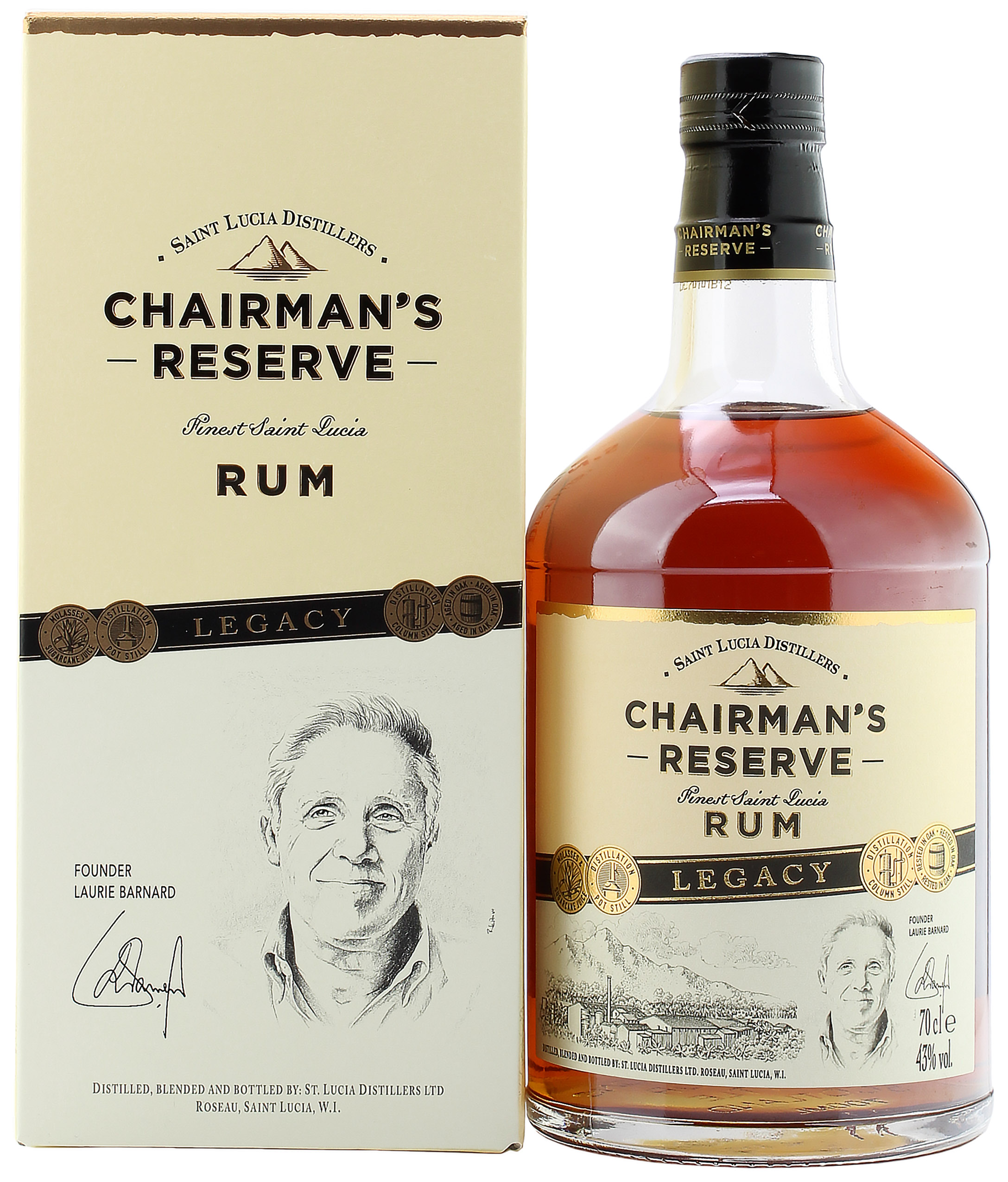 Chairman's Reserve Rum Legacy 43.0% 0,7l