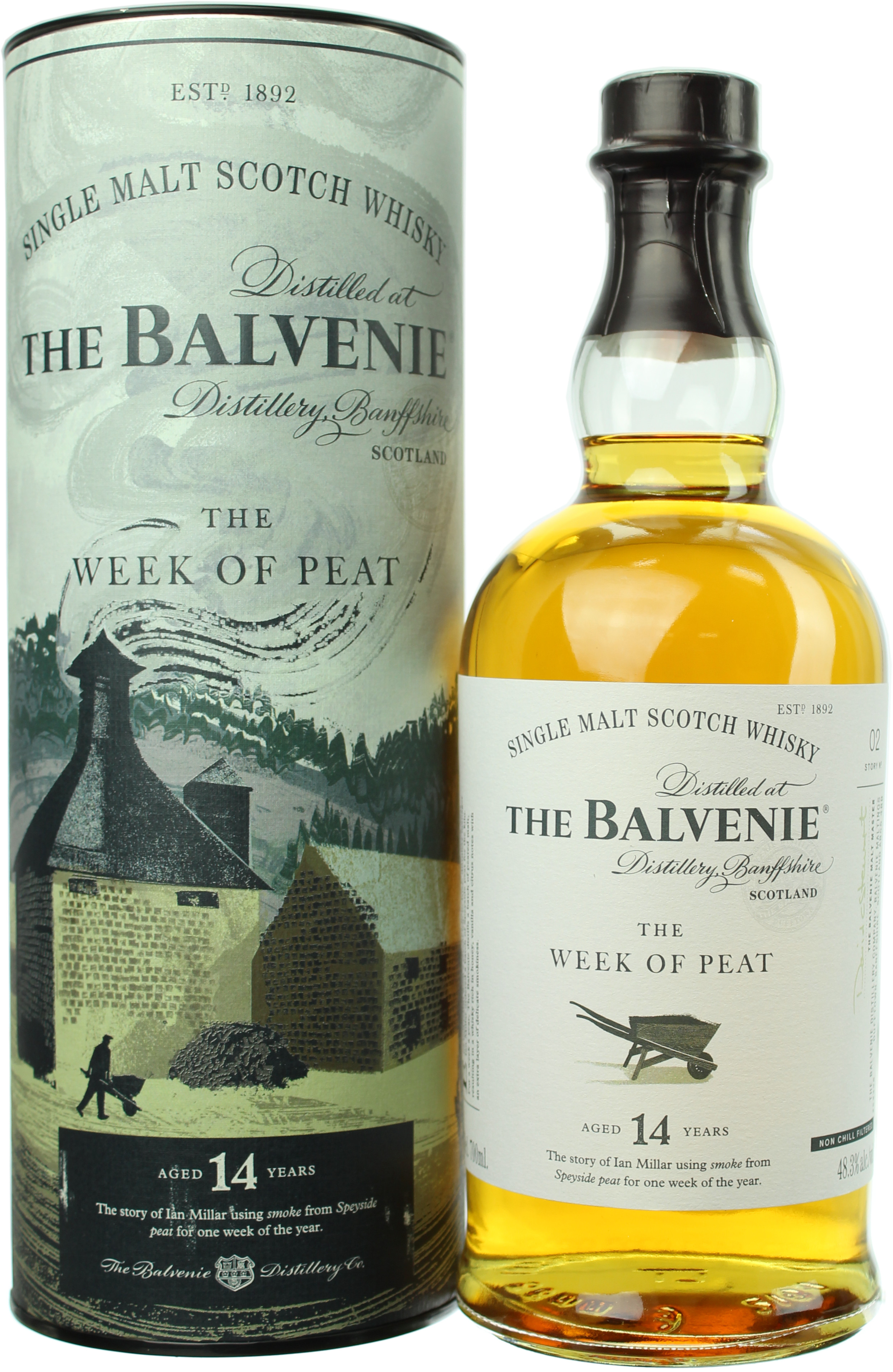 Balvenie 14 Jahre The Week of Peat 48.3% 0,7l