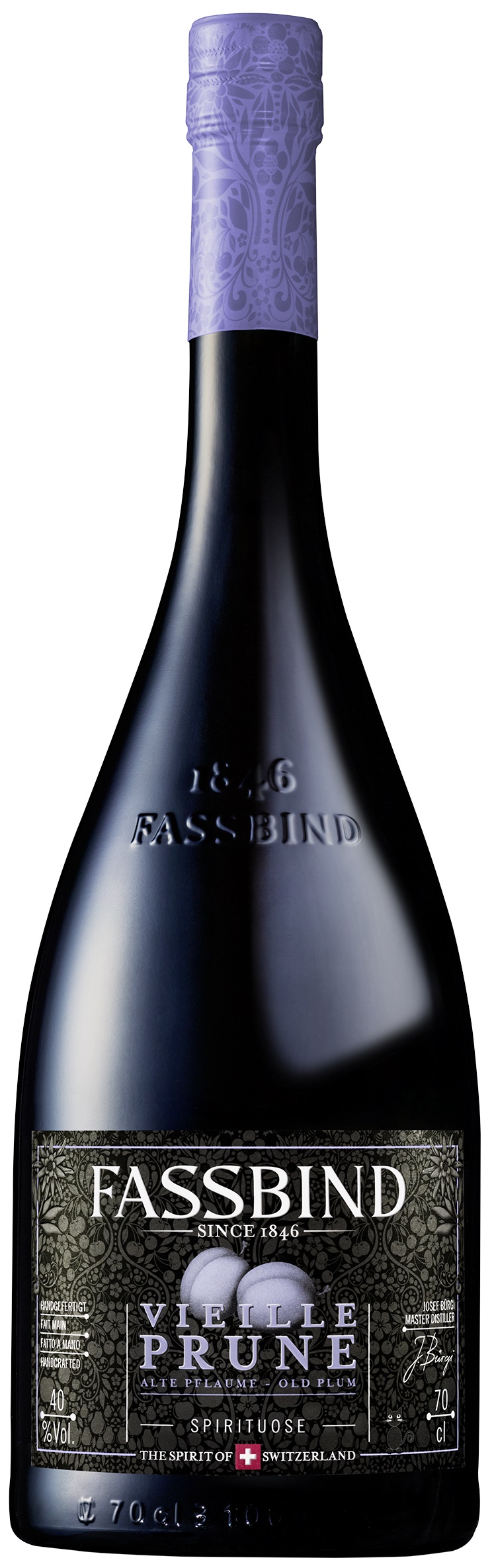 Fassbind Vieille Prune Barrique - Alte Pflaume 40.0% 0,7l