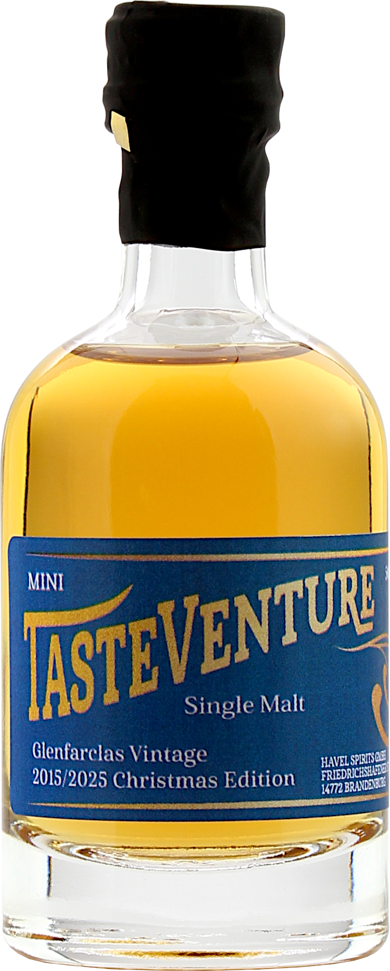 Miniatur Glenfarclas Vintage 2015 Christmas Edition 2015/2025 Tasteventure 50.0% 0,05l