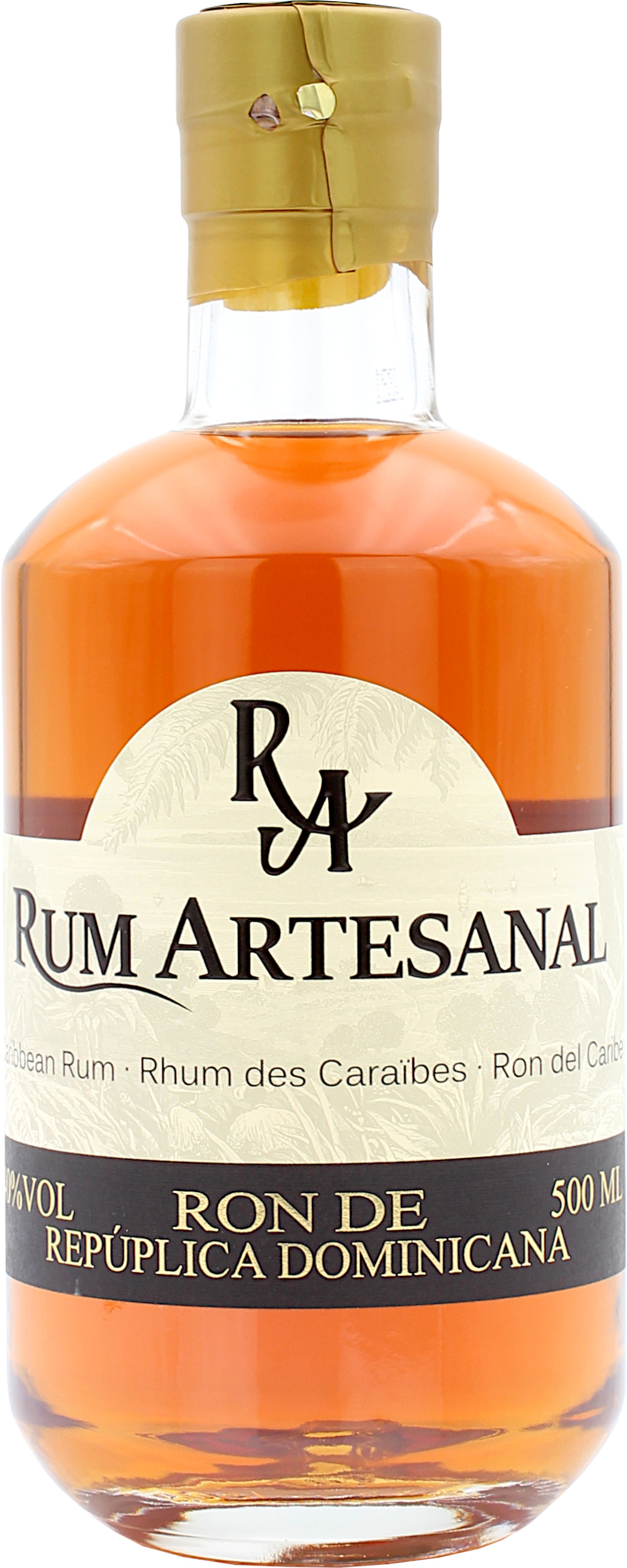 Rum Artesanal Ron de Repúplica Dominicana 40.0% 0,5l
