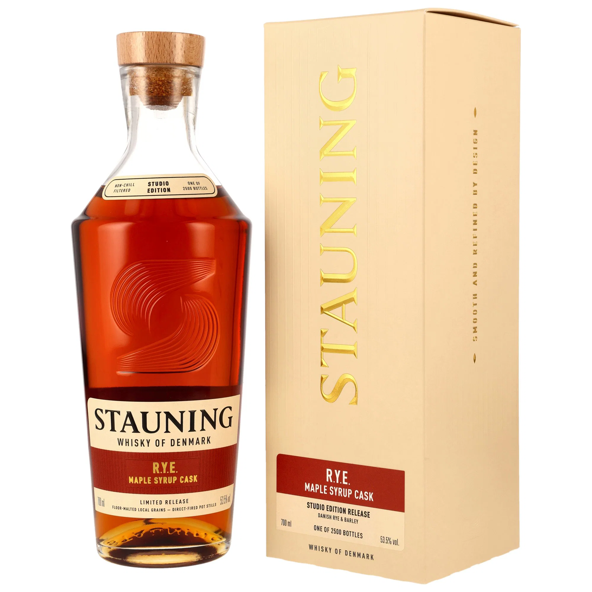 Stauning R.Y.E. (Rye) Maple Syrup Cask Danish Whisky Limited Release 53.5% 0,7l