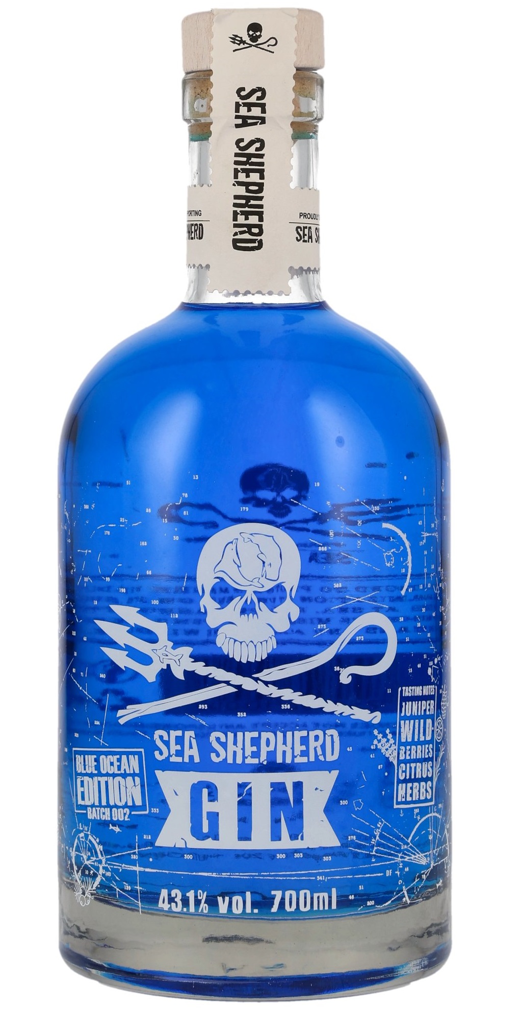 Sea Shepherd Blue Ocean Gin Batch 2 43.1% 0,7l