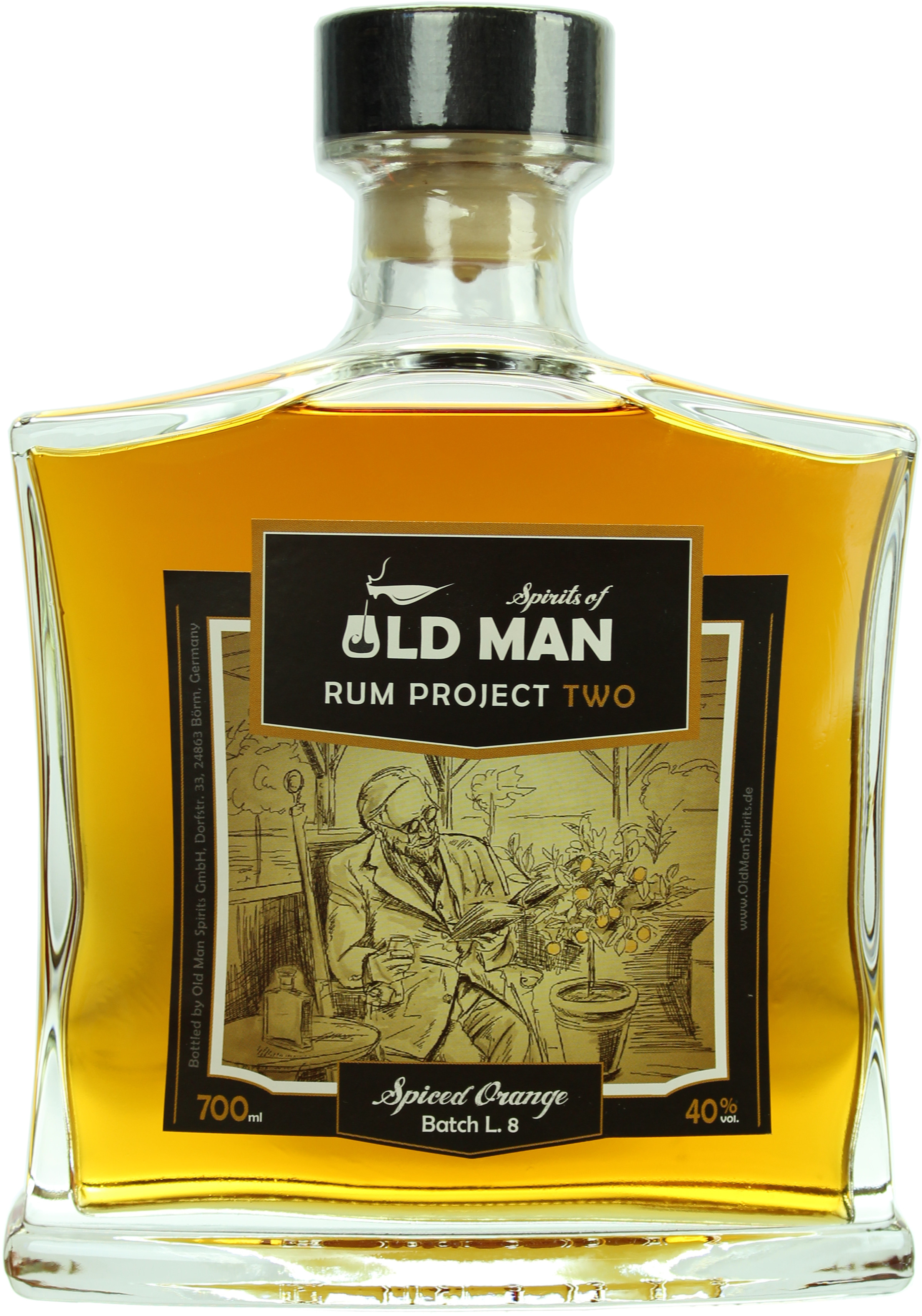 Rum Project Two (Spiced Orange) - Spirits of Old Man 40.0% 0,7l