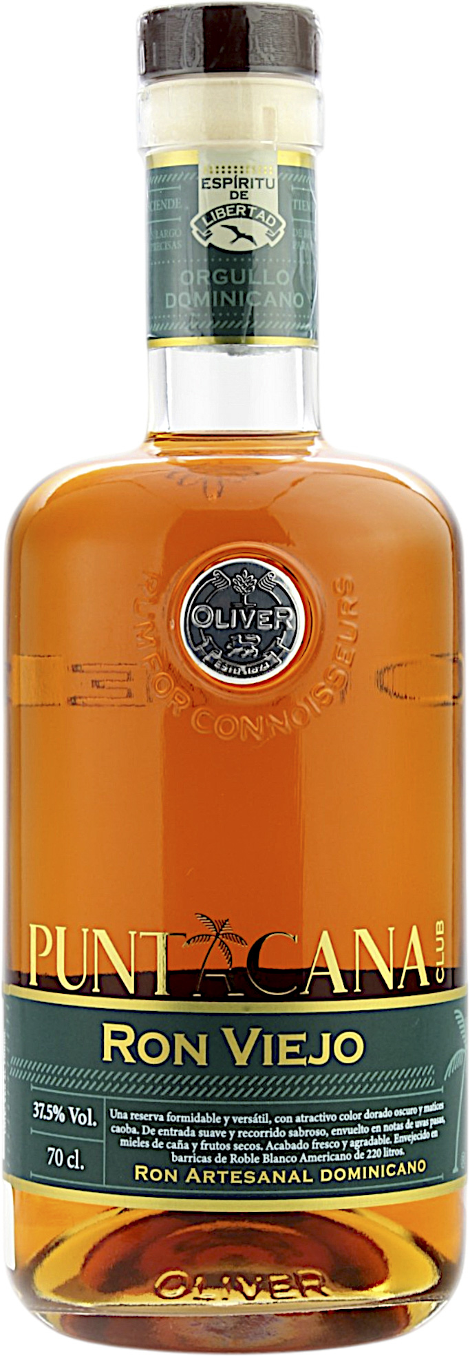 Oliver & Oliver PuntaCana Club Ron Viejo 37.5% 0,7l