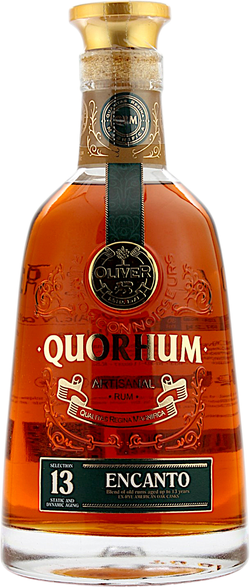 Ron Quorhum 13 Jahre Encanto Artisanal Rum 40.0% 0,7l