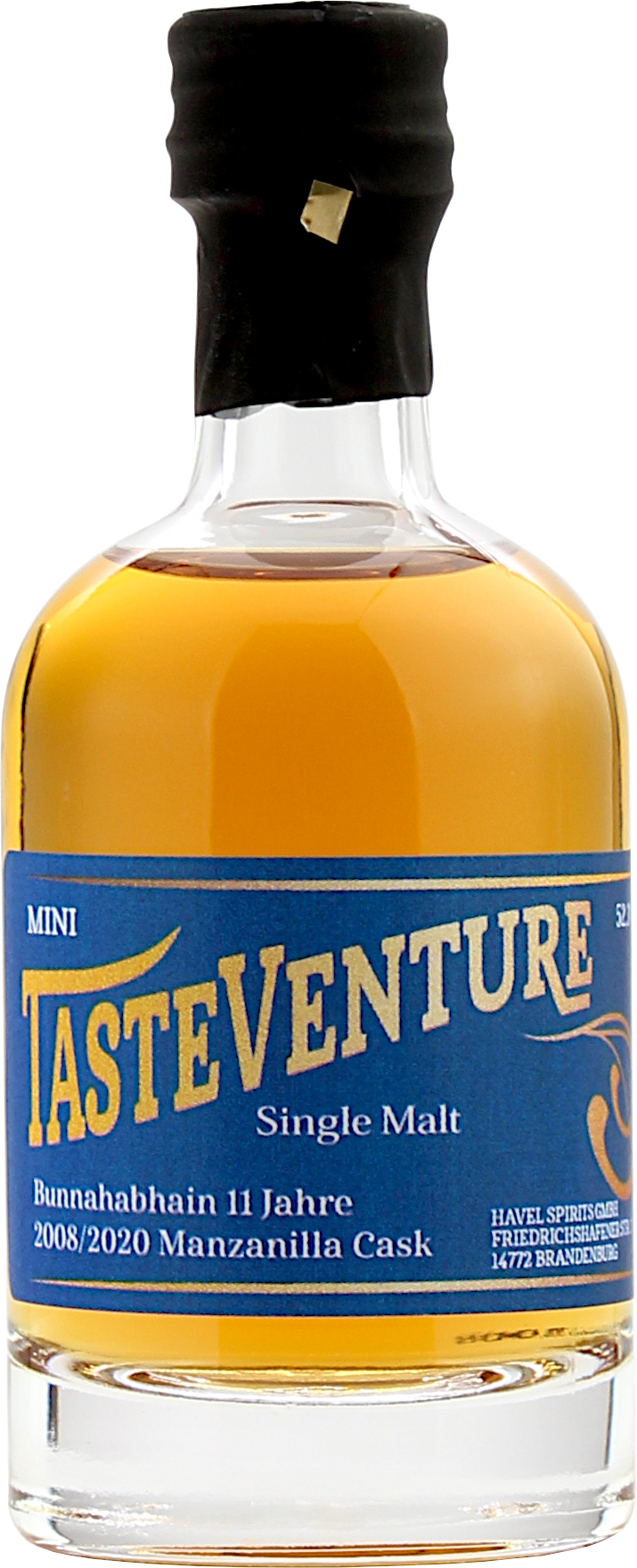 Miniatur Bunnahabhain 11 Jahre 2008/2020 Manzanilla Cask Matured Tasteventure 52.3% 0,05l