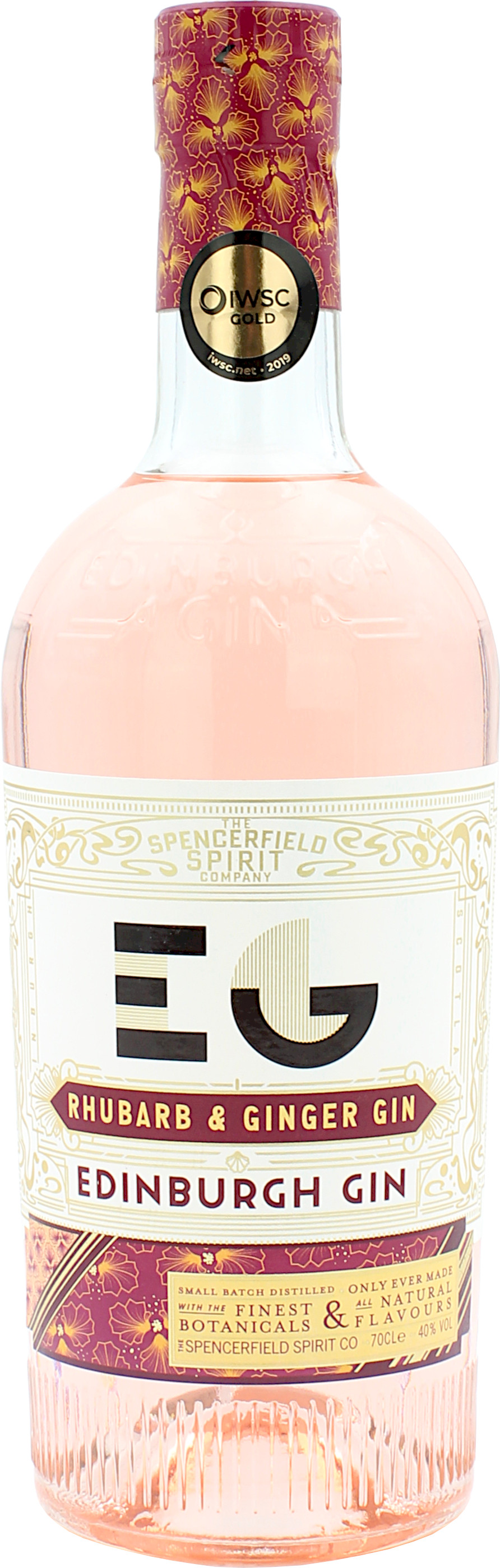 Edinburgh Gin Rhubarb & Ginger 40.0% 0,7l