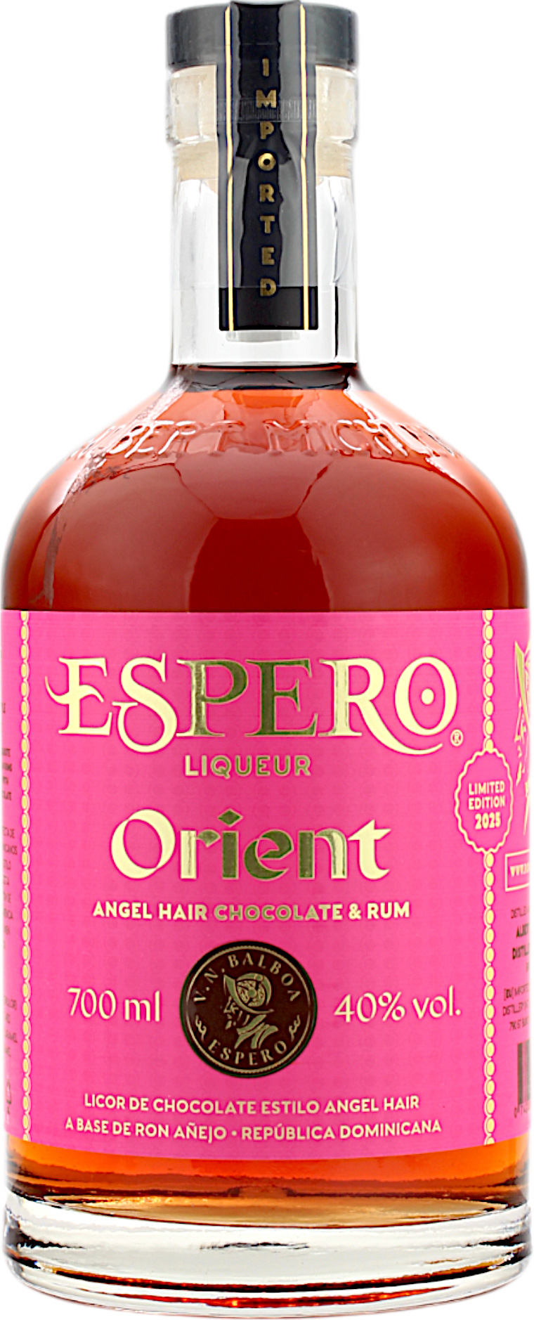 Espero Angel Hair Chocolate & Rum 40.0% 0,7l