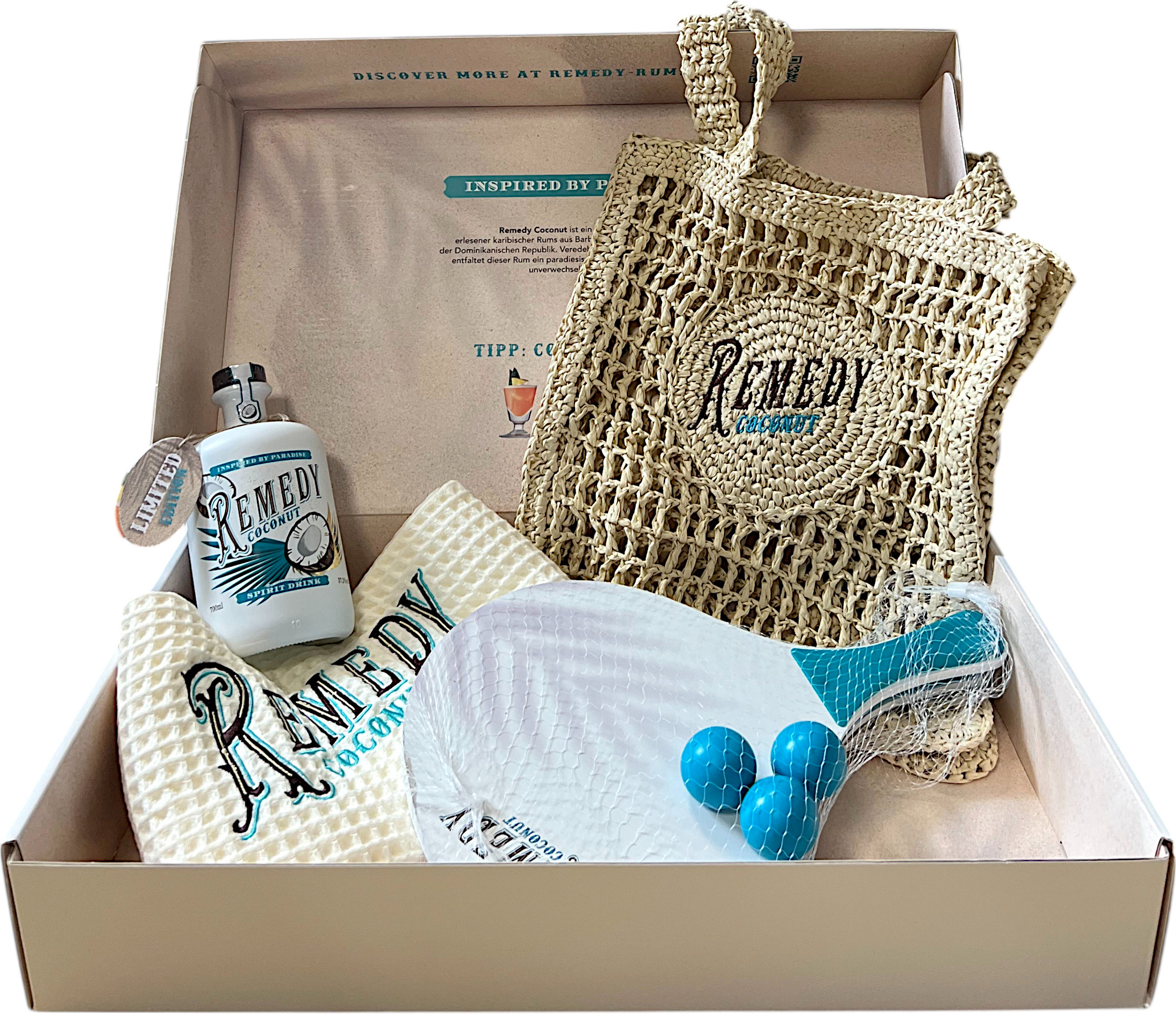Remedy Coconut Limited Edition 2025 Geschenkset Summer 37.5% 0,7l