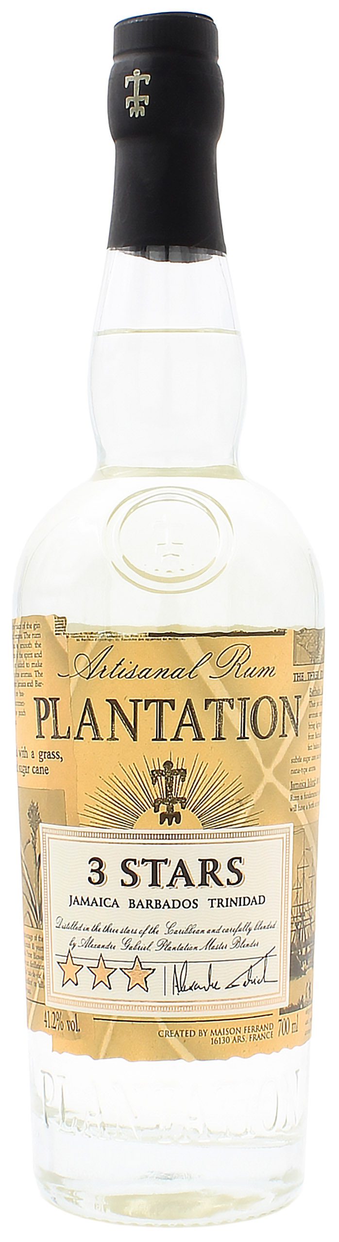 Plantation Barbados Rum 3 Stars White 41.2% 0,7l