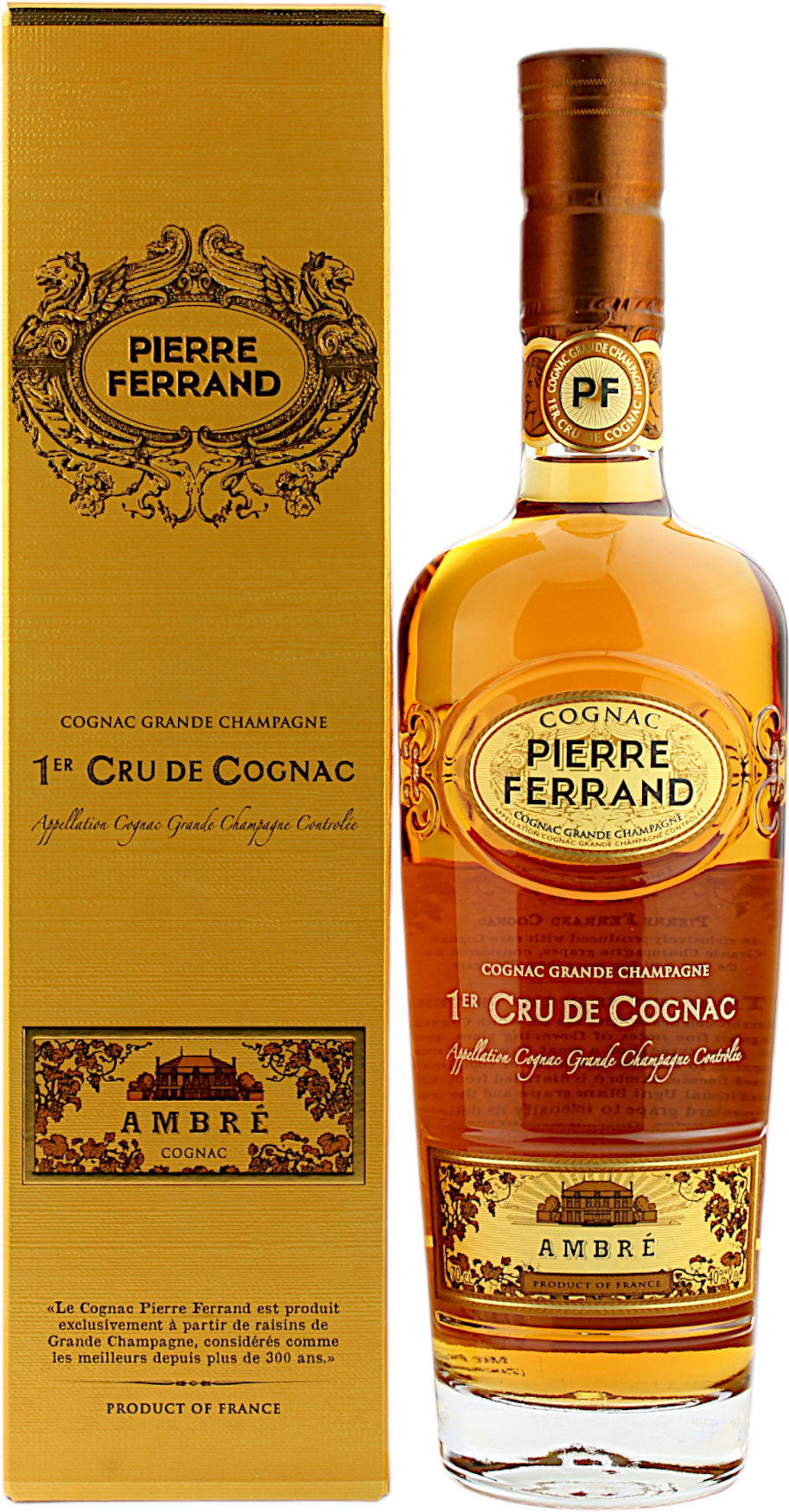Ohne Umverpackung Pierre Ferrand Ambre 1er Cru de Cognac 40.0% 0,7l