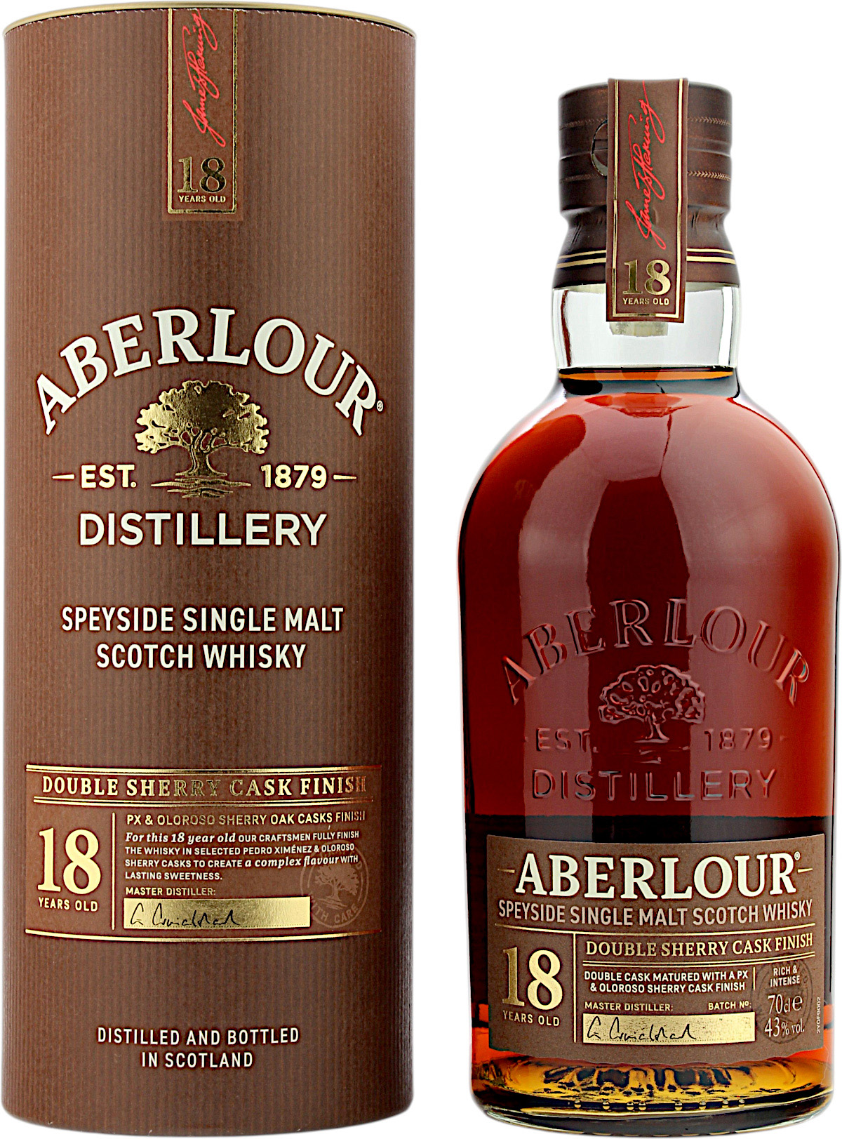 Aberlour 18 Jahre Double Sherry Cask Finish 43.0% 0,7l
