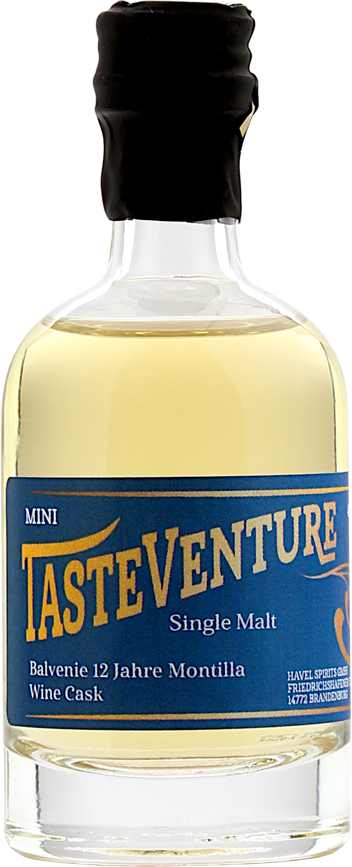 Miniatur Balvenie 12 Jahre Montilla Wine Cask Finish Tasteventure 47.3% 0,05l