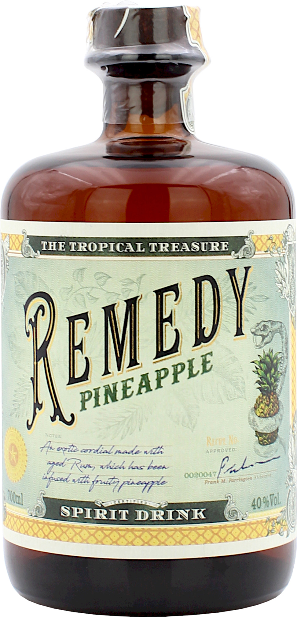 Remedy Pineapple Rum 40.0% 0,7l