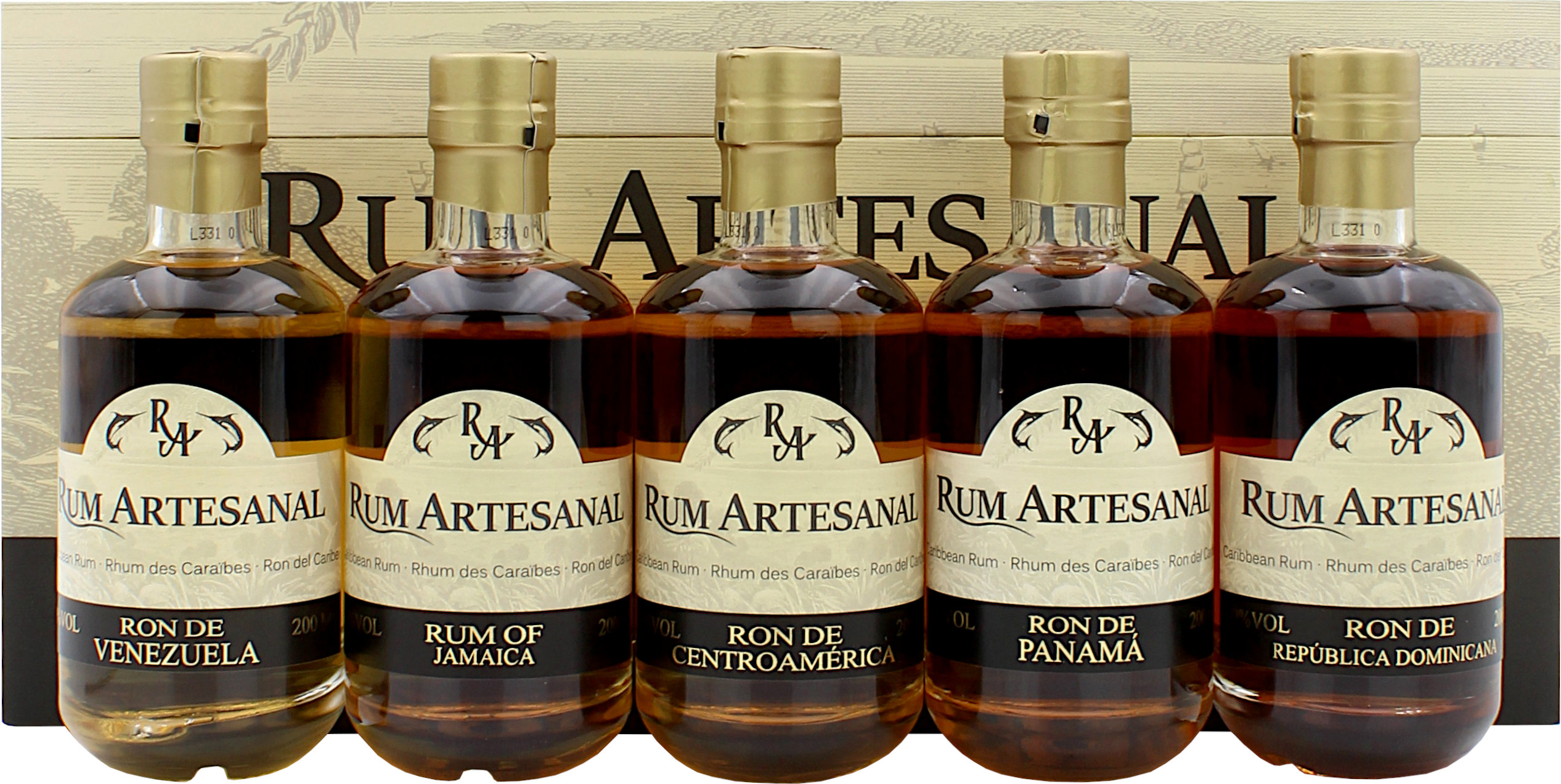 Rum Artesanal Tasting Box 40.0% 5 x 0,2l