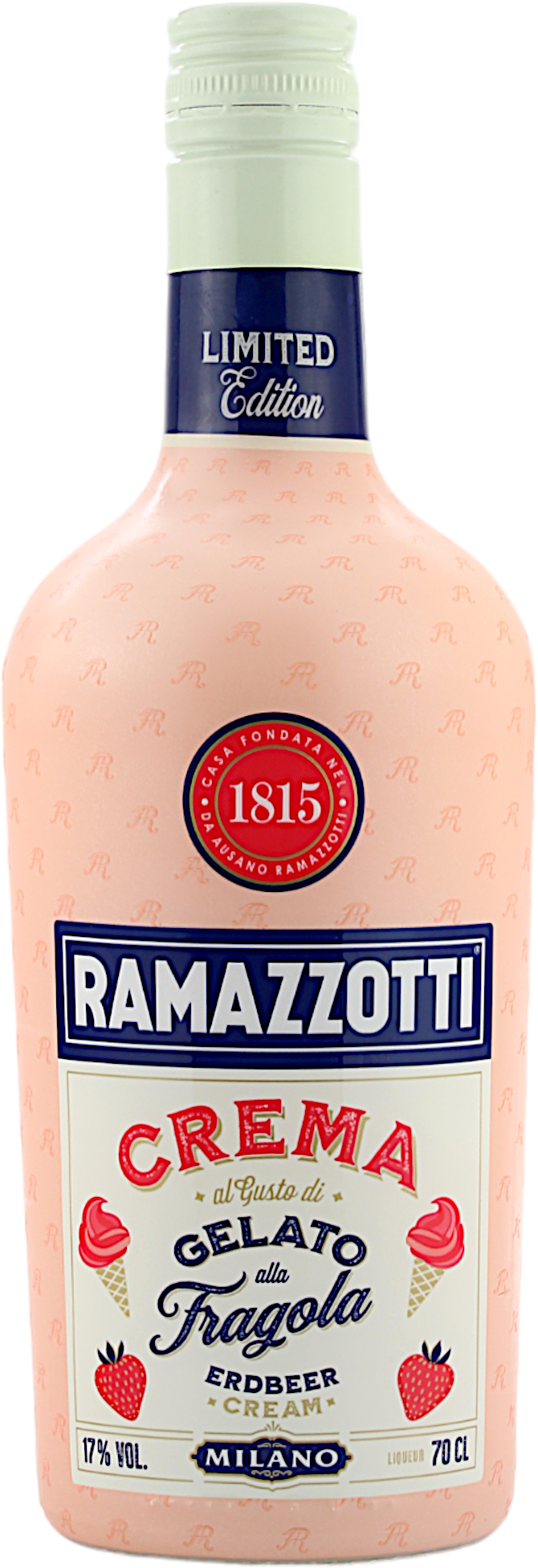 Ramazzotti Crema Gelato alla Fragola 17.0% 0,7l
