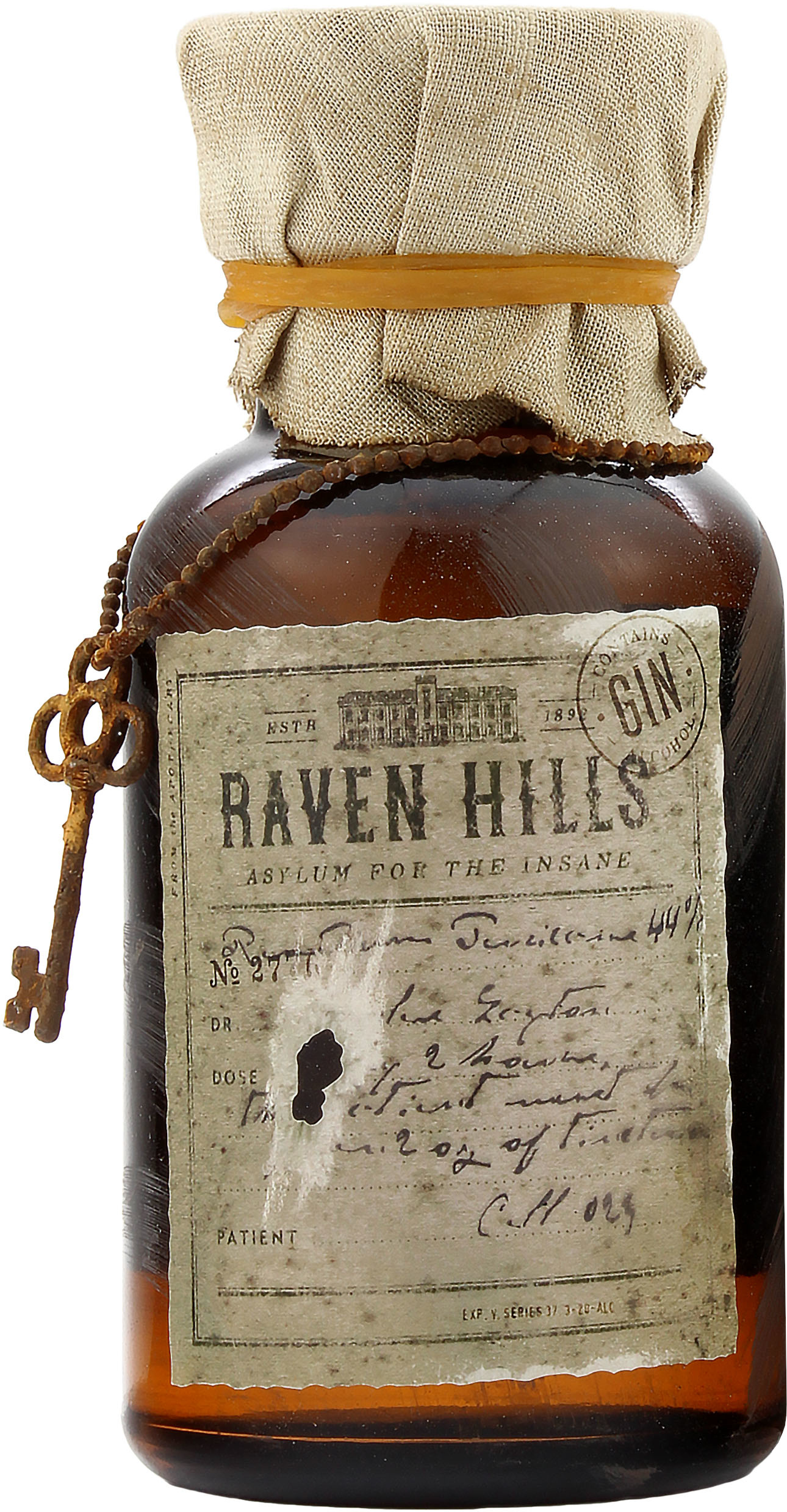 Raven Hills Asylum Gin 44.0% 0,5l